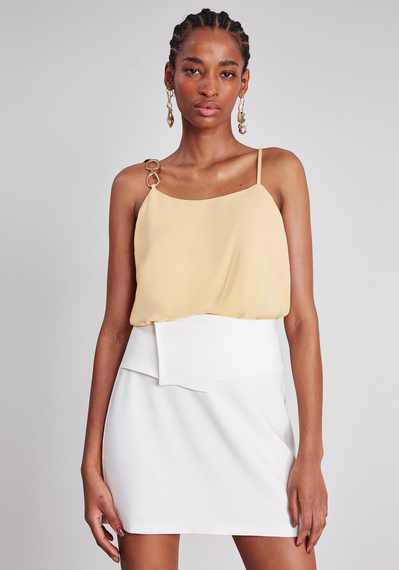 Saia Cintura Alta C&oacute;s Assim&eacute;trico, , large.