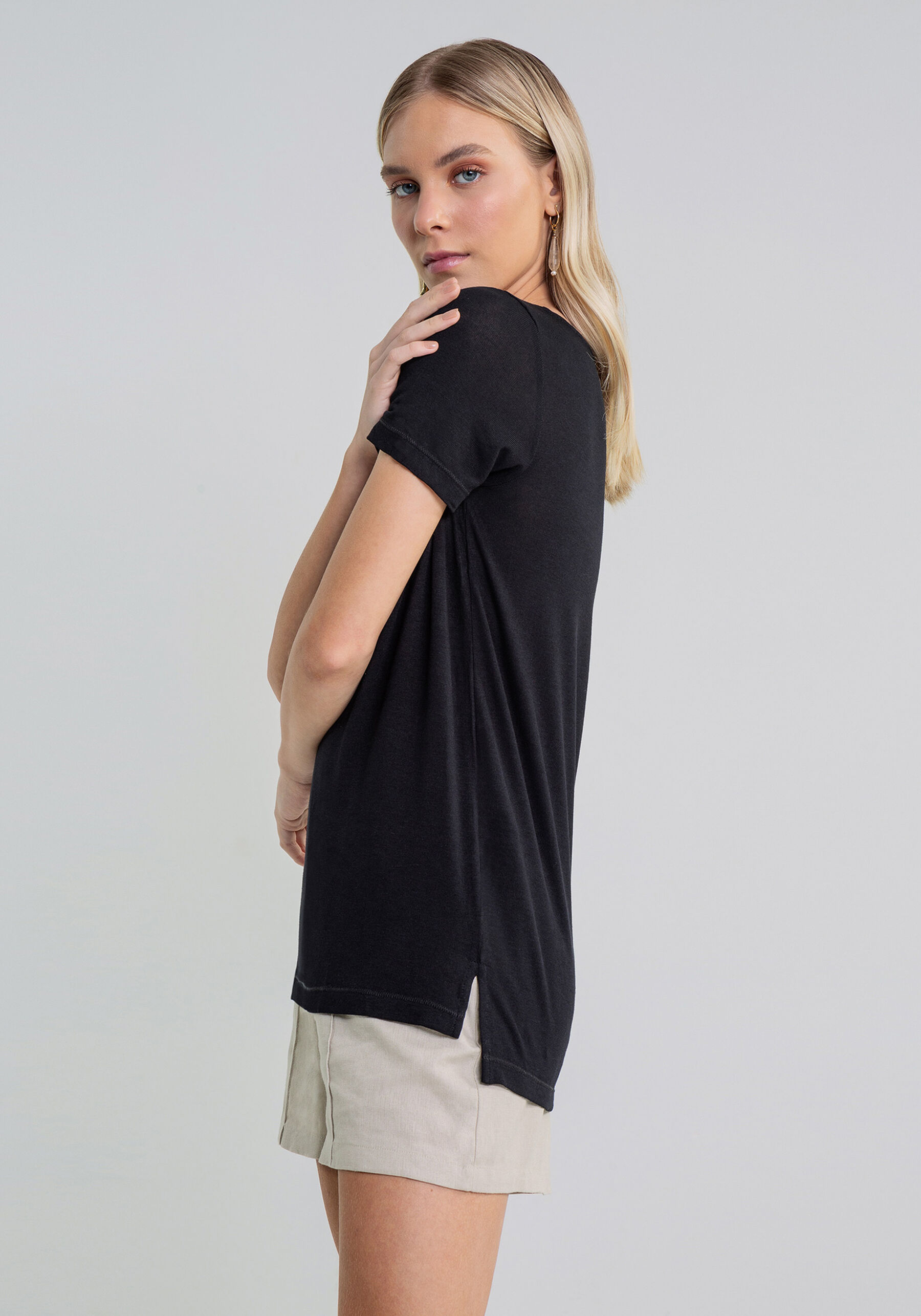 Blusa Básica Abertura Barra, . Blusa Básica Abertura Barra, , large.