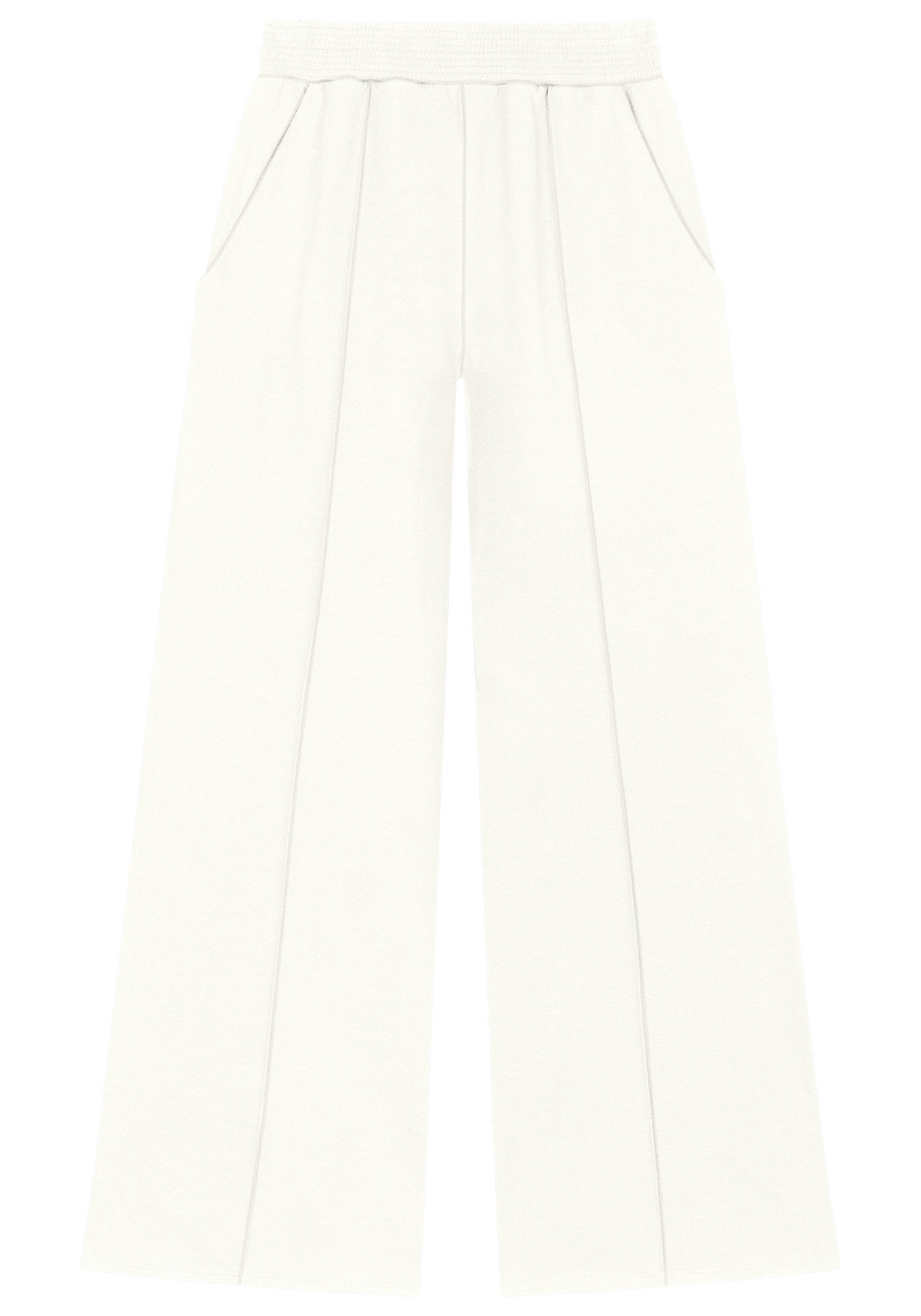 Cal&ccedil;a Pantalona em Molecotton com Nervuras, , large.