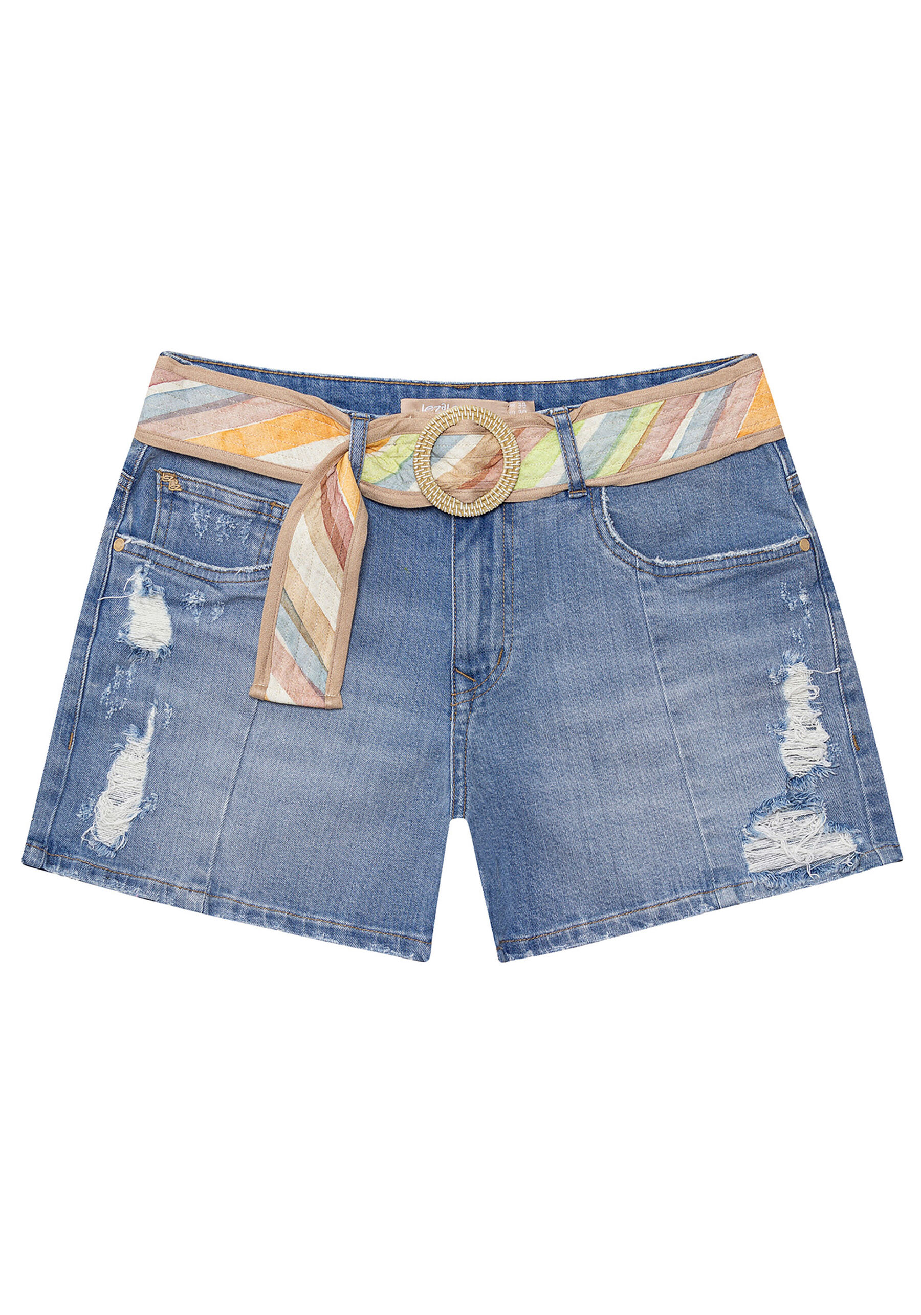 Shorts Jeans com Elastano, . Shorts Jeans com Elastano, , large.