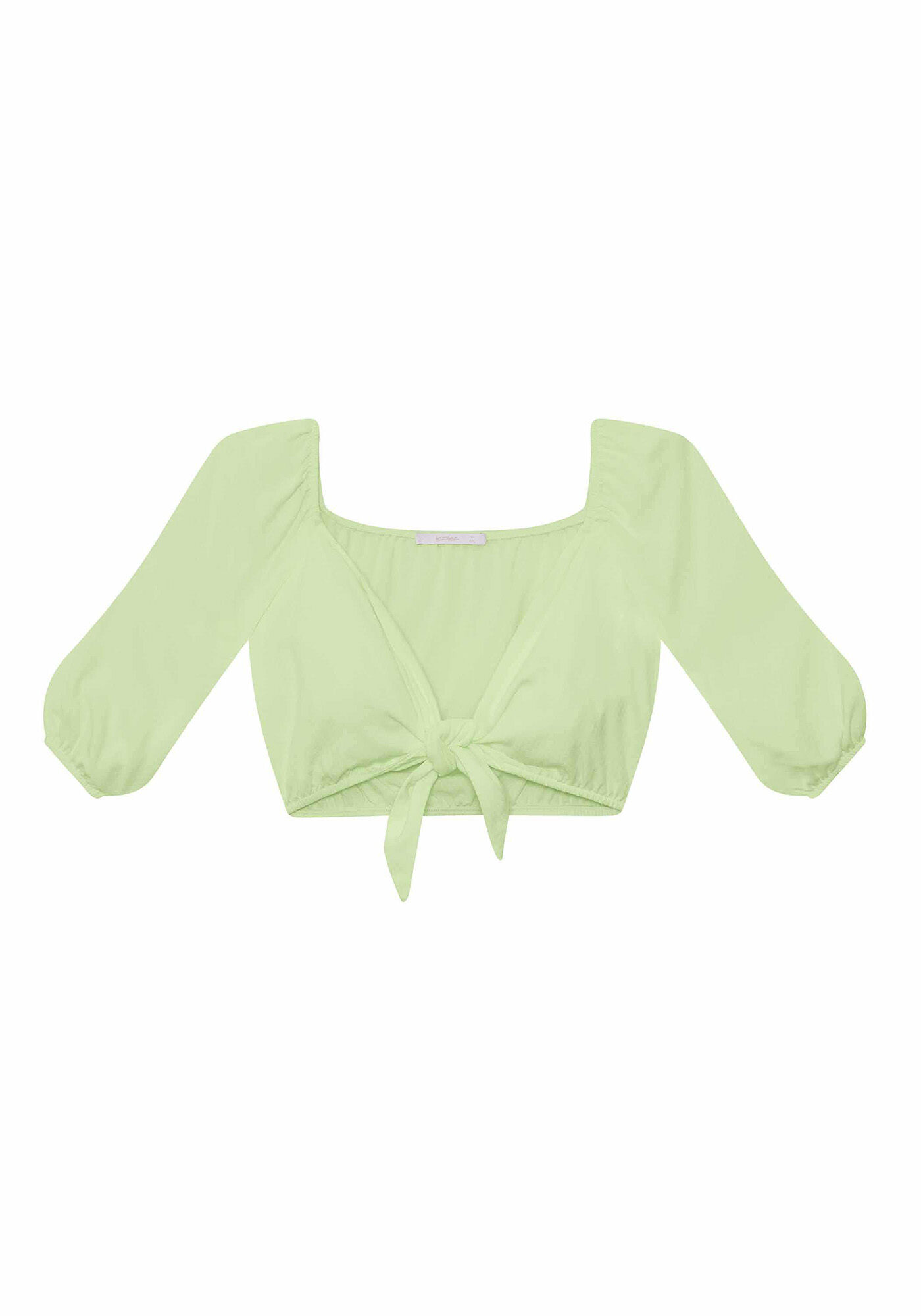Blusa Cropped Amarra&ccedil;&atilde;o, , large.