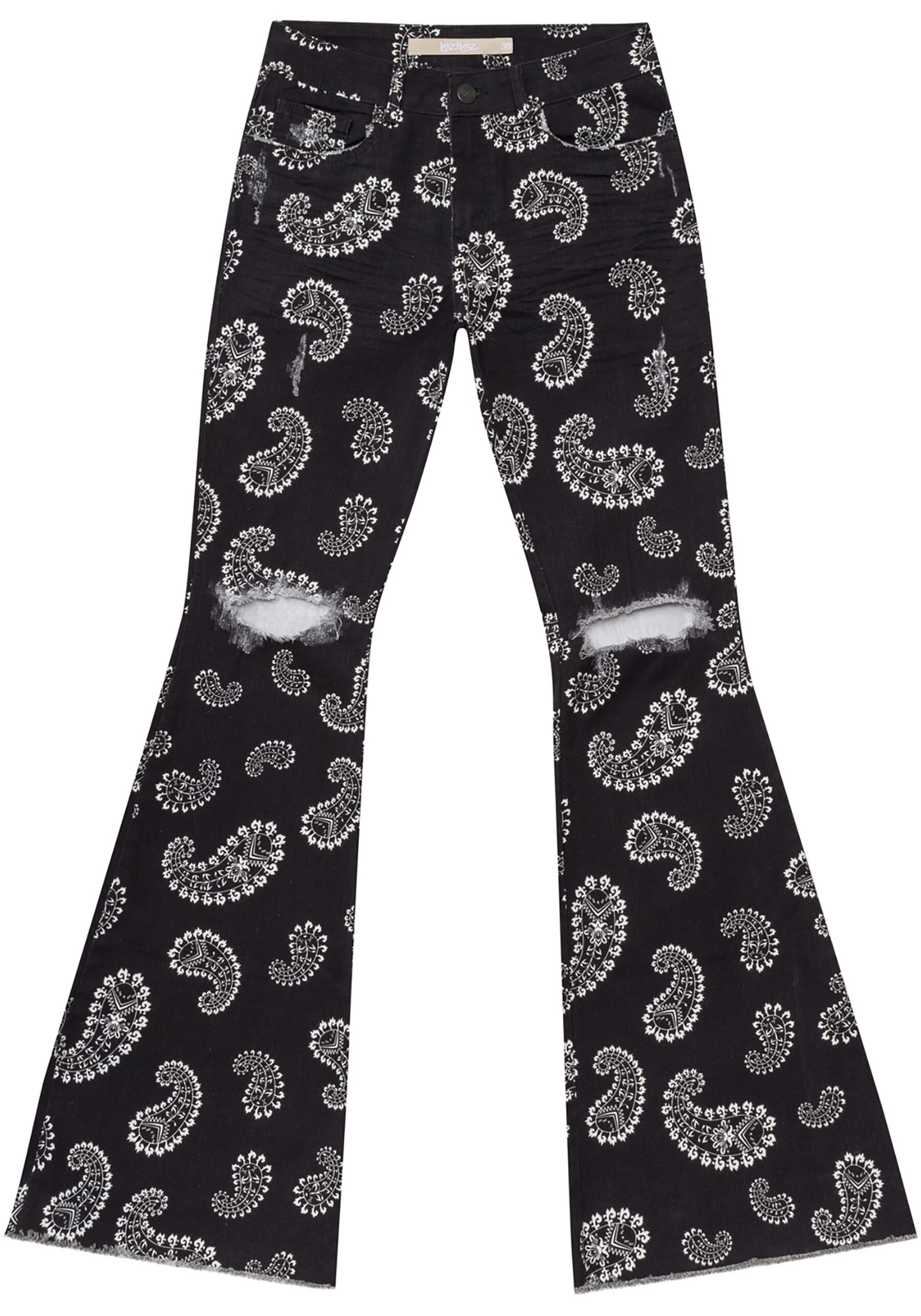 Calça Over Flare Malibu Sarja, . Calça Over Flare Malibu Sarja, , large.