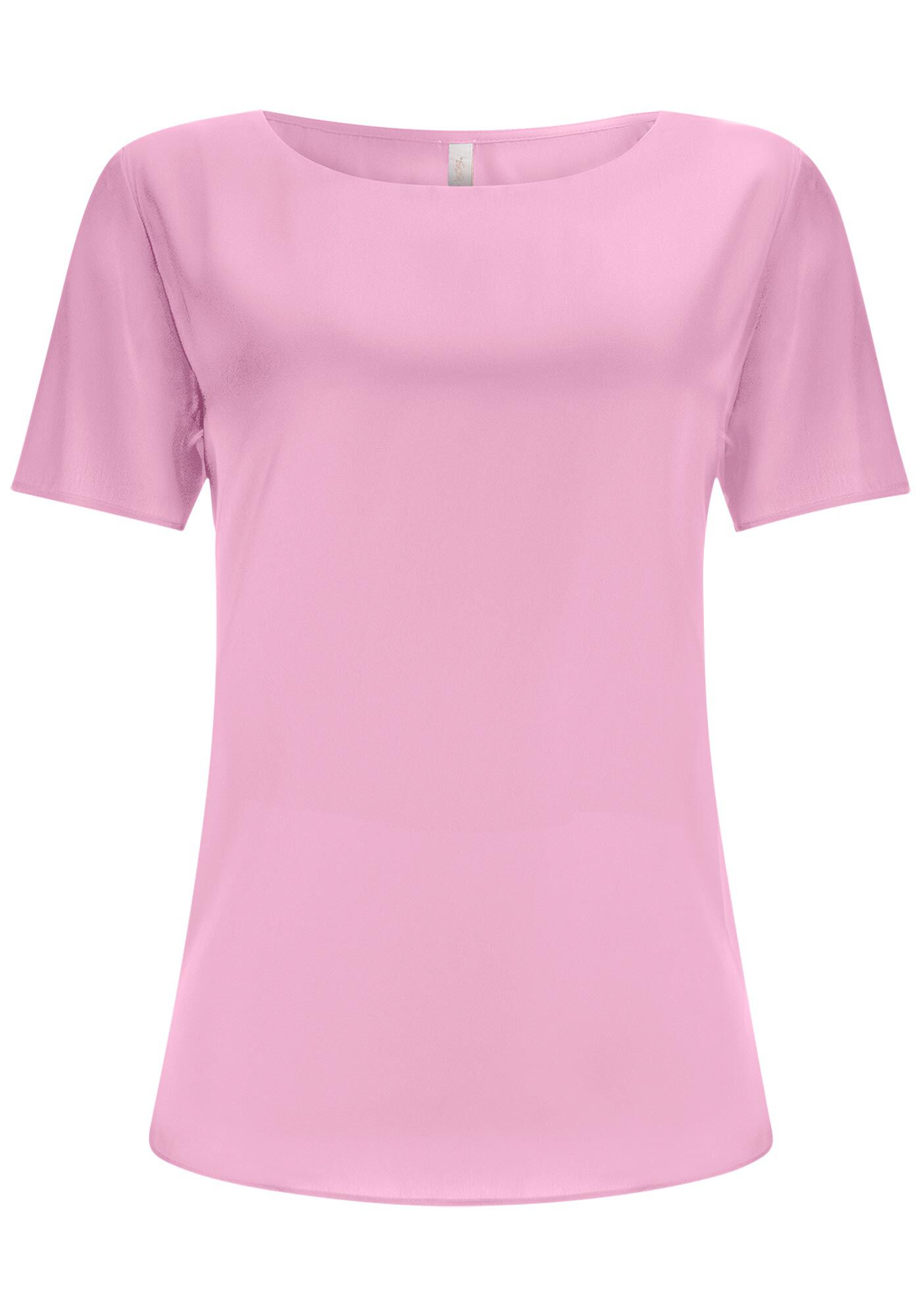 Blusa em Tecido Plano com Manga Curta, , large.