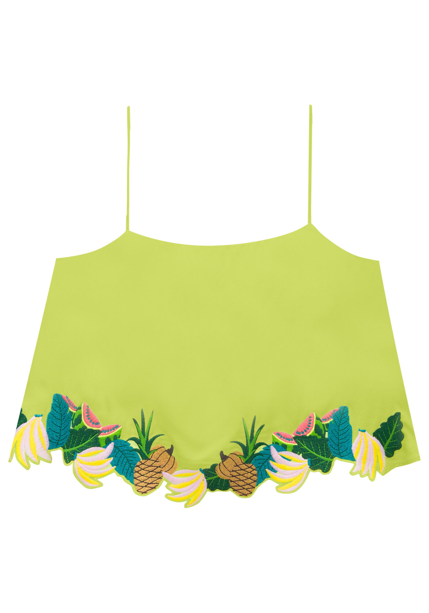 Blusa com Al&ccedil;as Cropped com Bordado, , large.