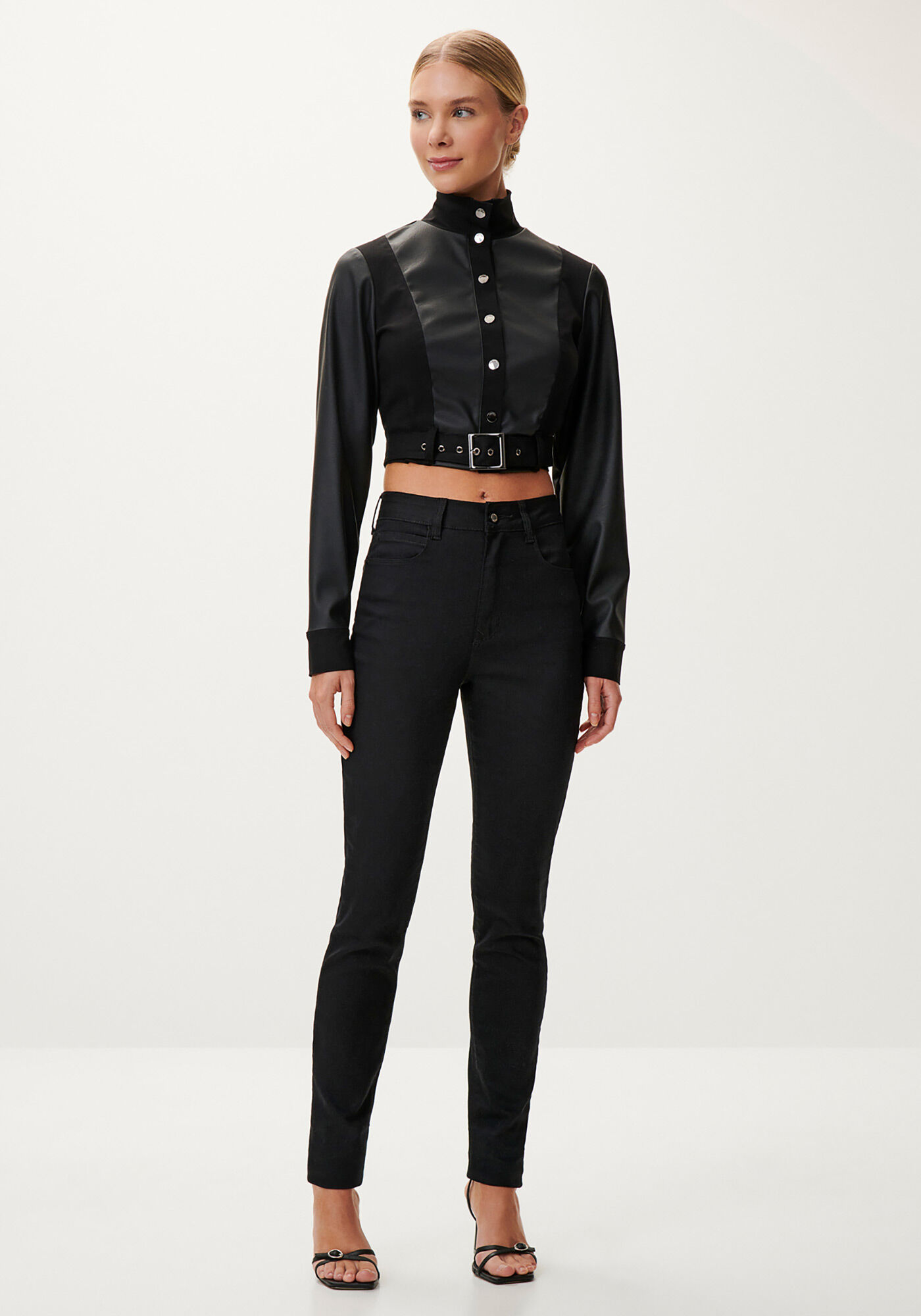 Cal&ccedil;a Sarja Skinny Ever Black Sustent&aacute;vel, , large.