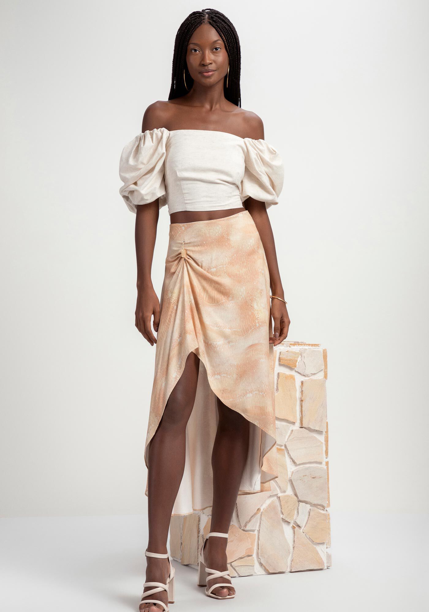 Blusa Cropped com Manga M&aacute;xi Bufante, , large.