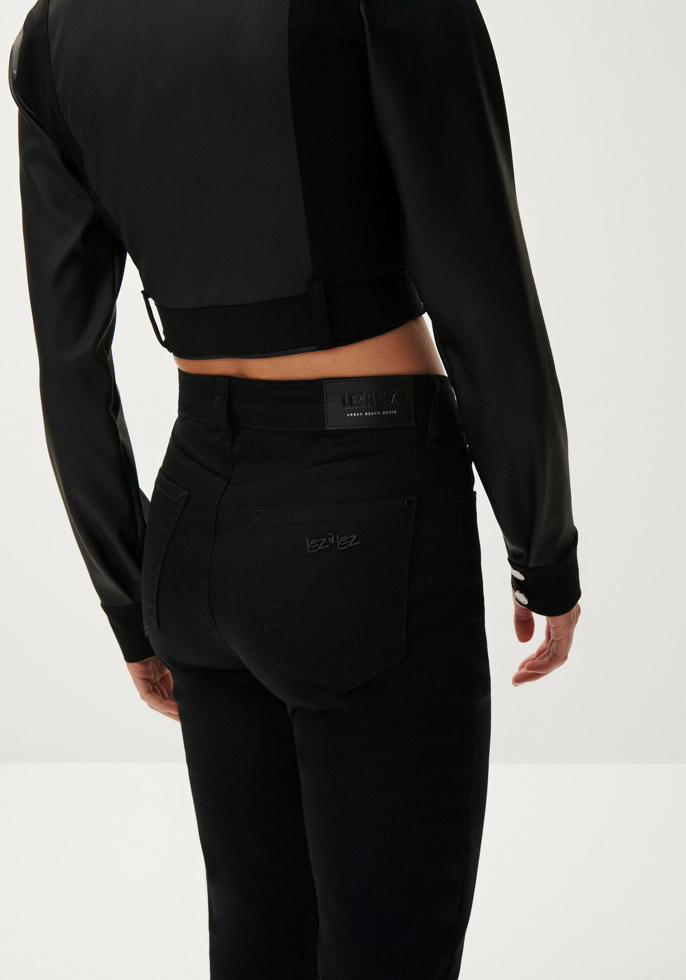 Cal&ccedil;a Sarja Skinny Ever Black Sustent&aacute;vel, , large.