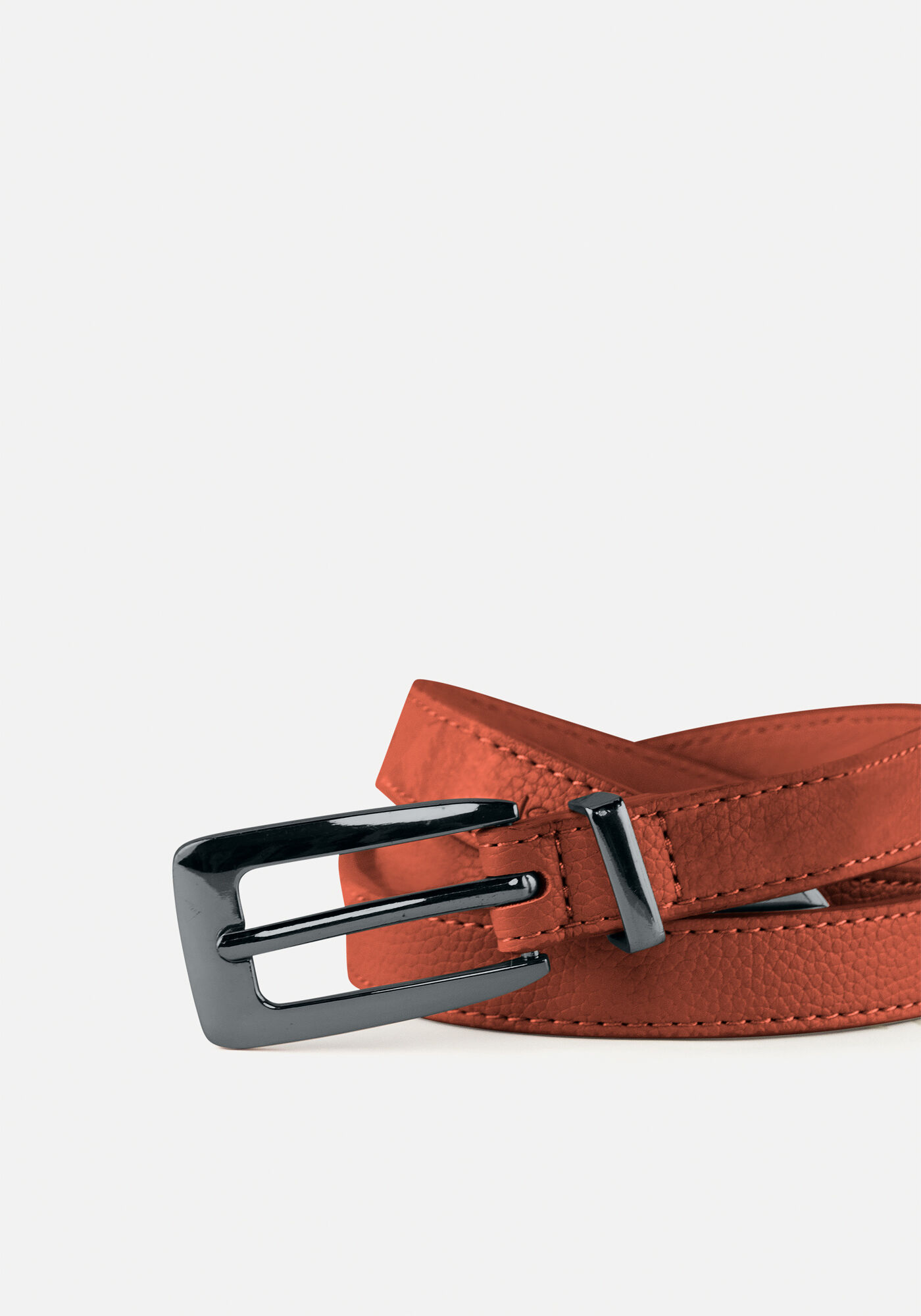 Cinto De Quadril Com Fivela E Ponteira Em Metal, LARANJA LOOSE, large.