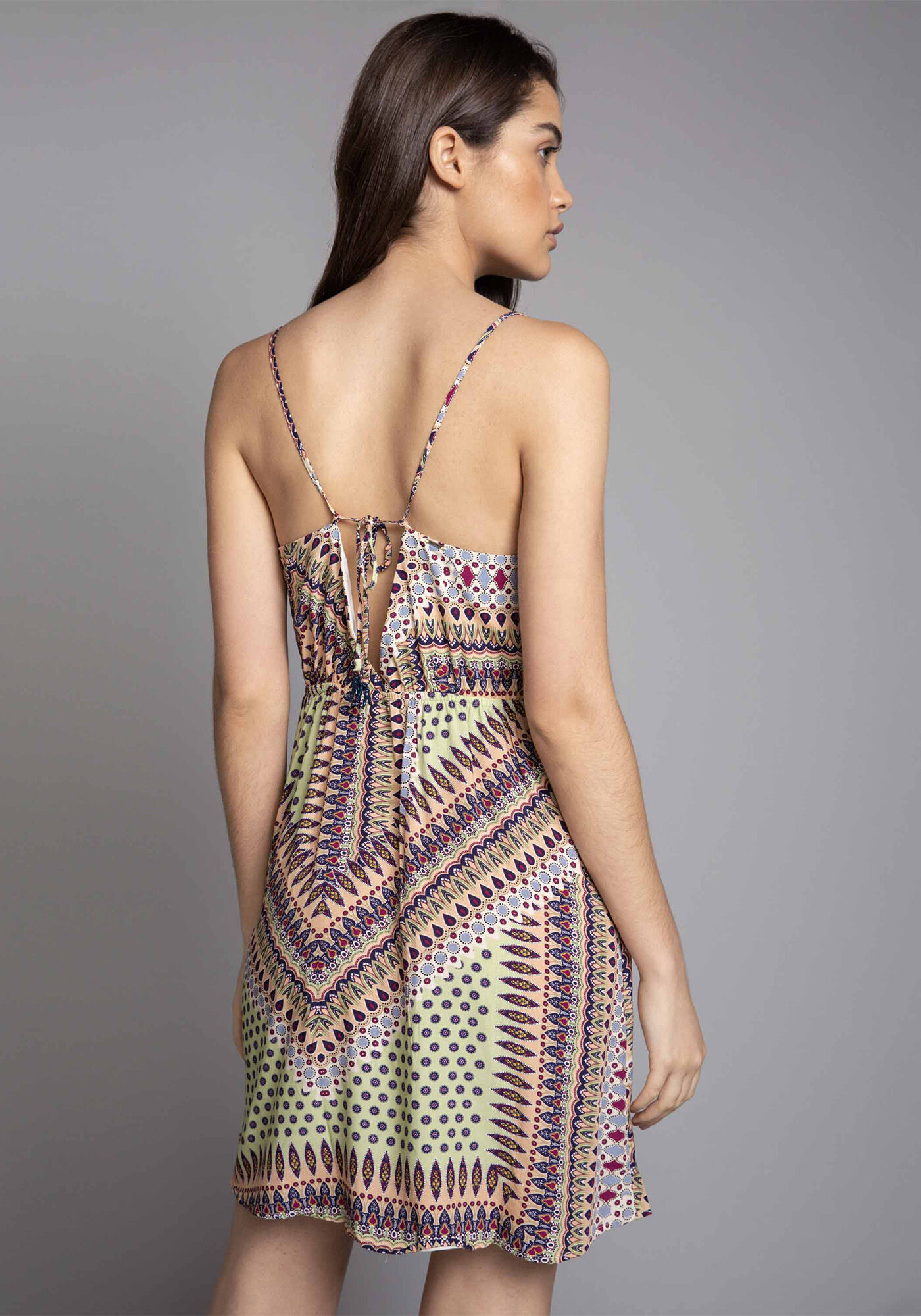 Vestido com Al&ccedil;as Estampa Darling, , large.