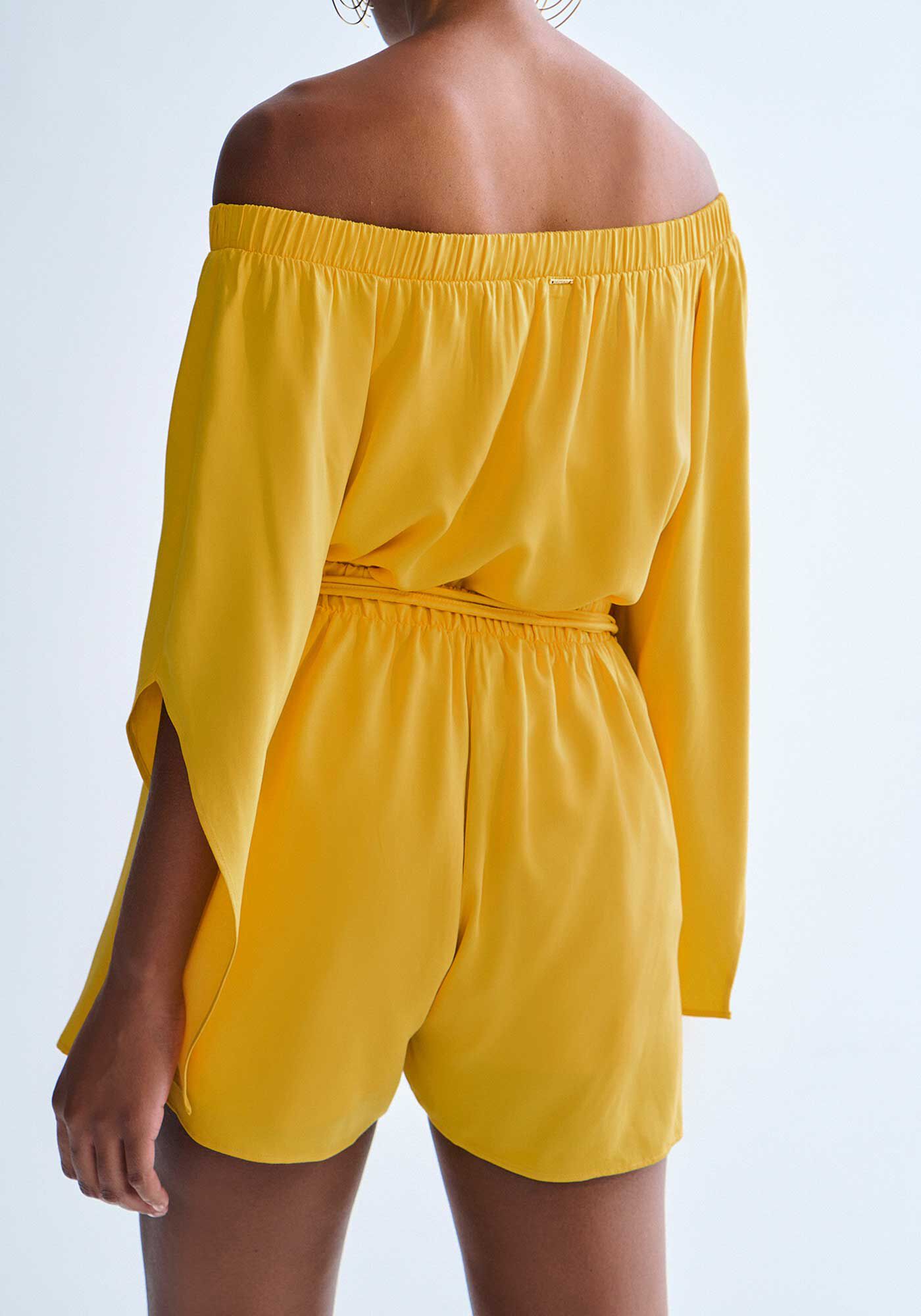 Shorts Cintura Alta com Cinto, , large.