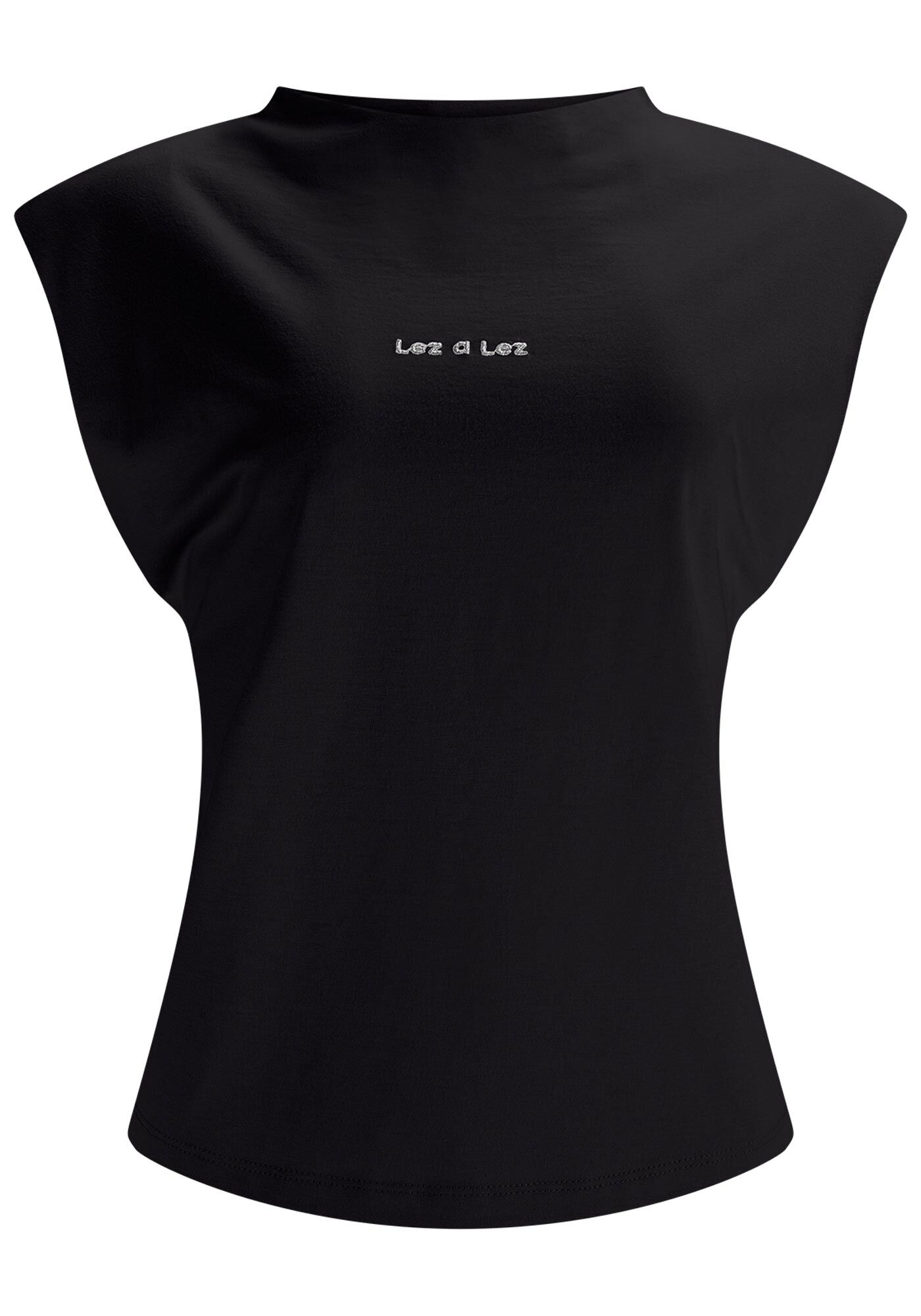 T-shirt Muscle Tee em Malha com Bordado Lurex, , large.