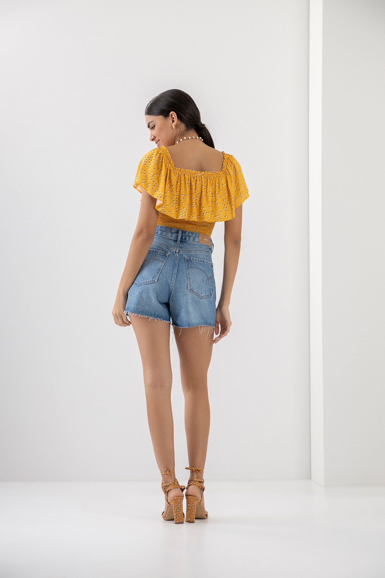 Shorts Jeans Hot Pant Super Alto, , large.