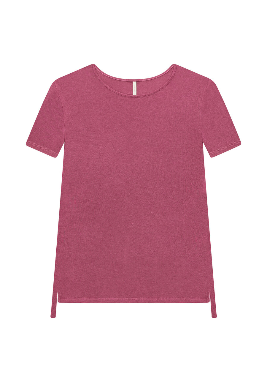 Blusa Manga Curta Básica Ampla, . Blusa Manga Curta Básica Ampla, , large.