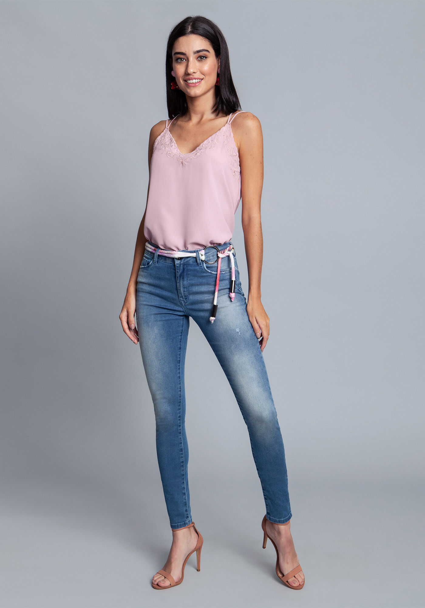 Blusa Tecido Poly Marocain, , large.