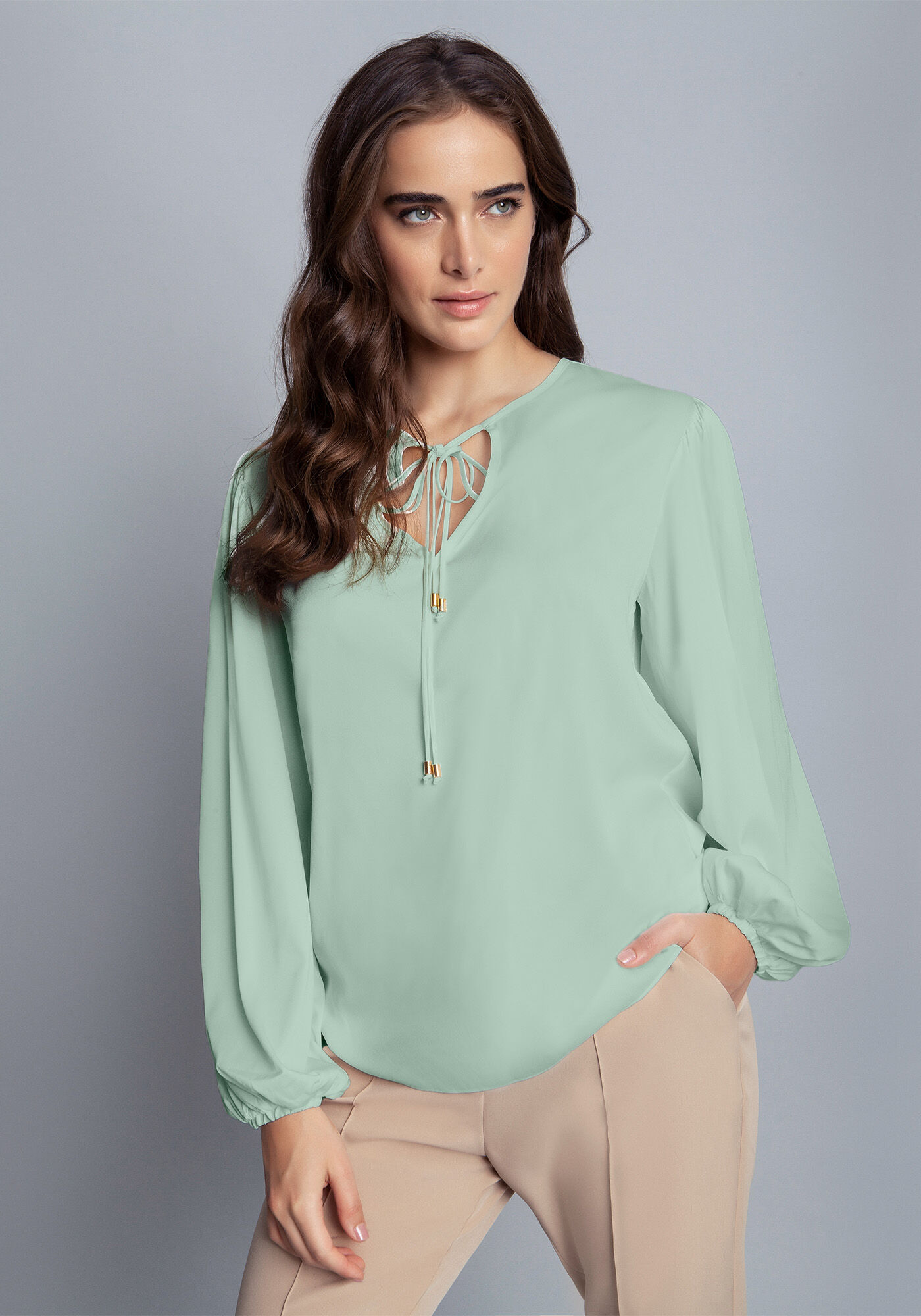 Blusa Tecido Crepe Sensitive, , large.