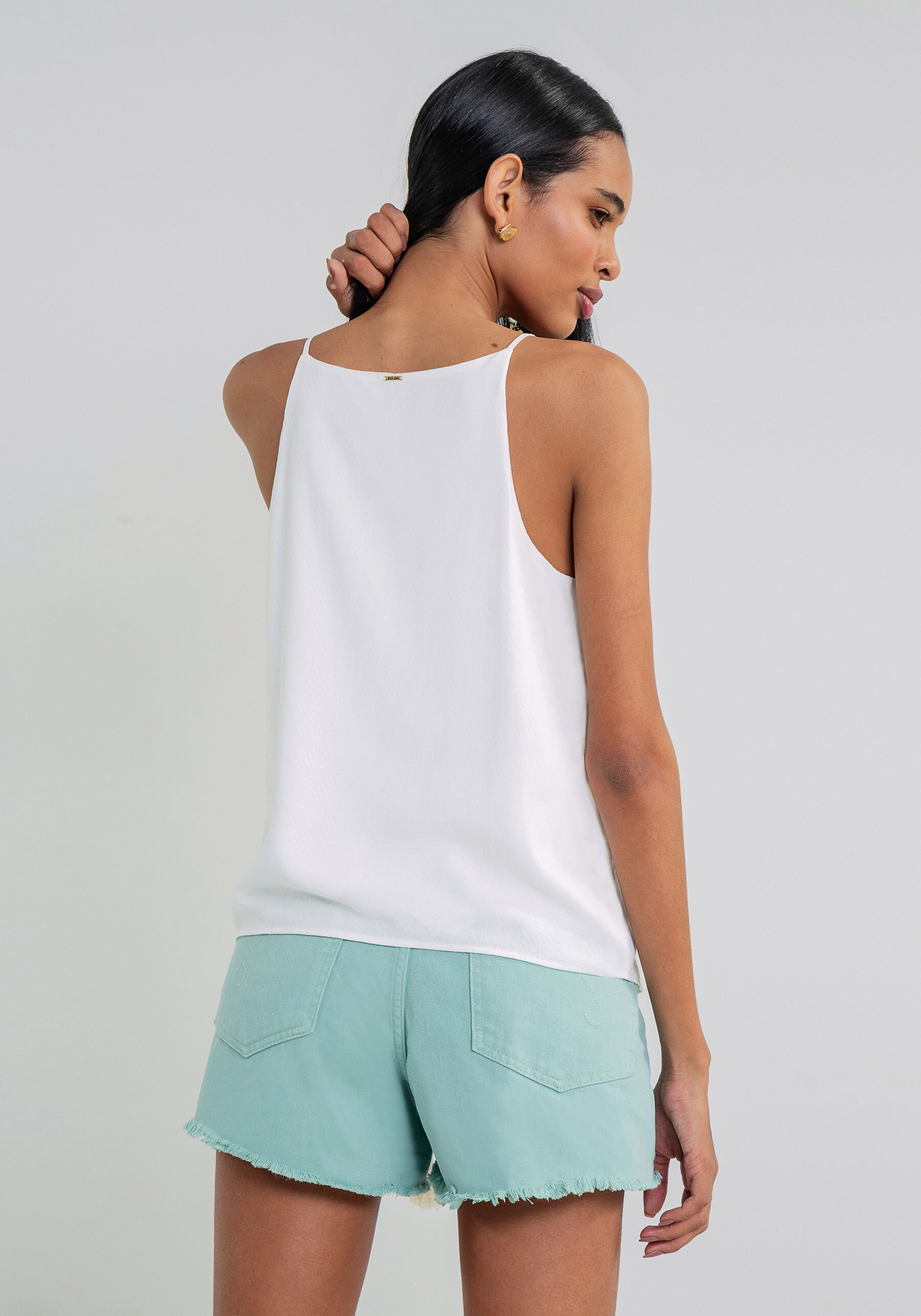 Blusa com Alças Cava Americana, . Blusa com Alças Cava Americana, , large.