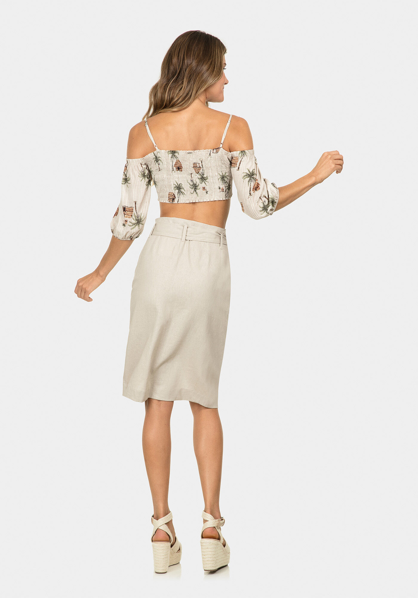 Blusa Ciganinha Cropped, , large.