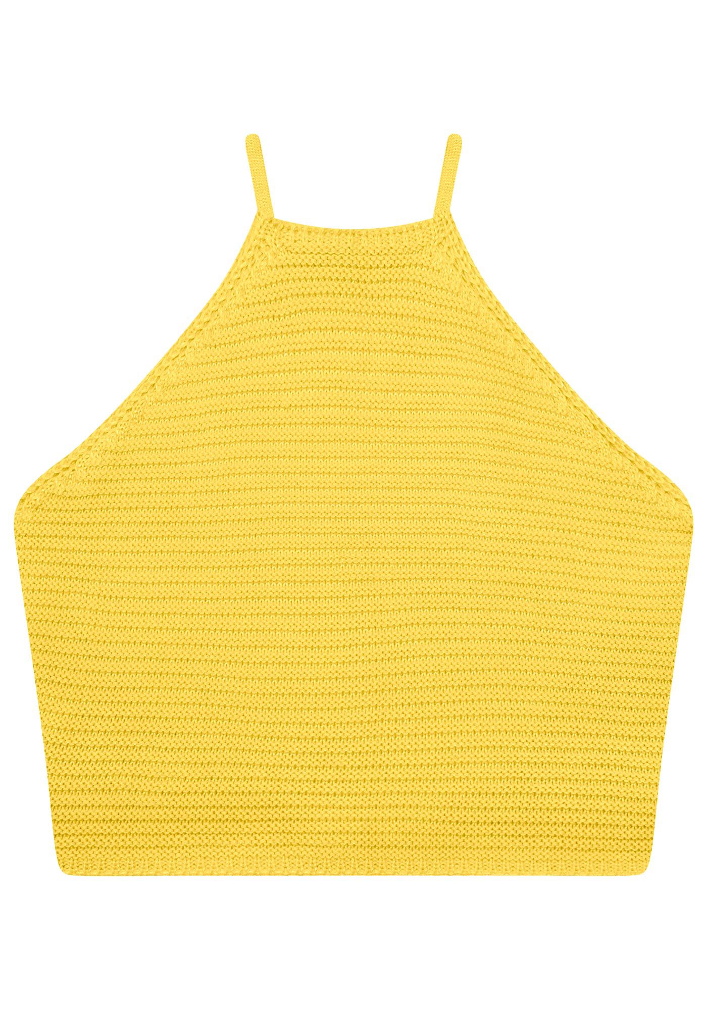 Blusa Frente &Uacute;nica Tric&ocirc; Cropped, , large.