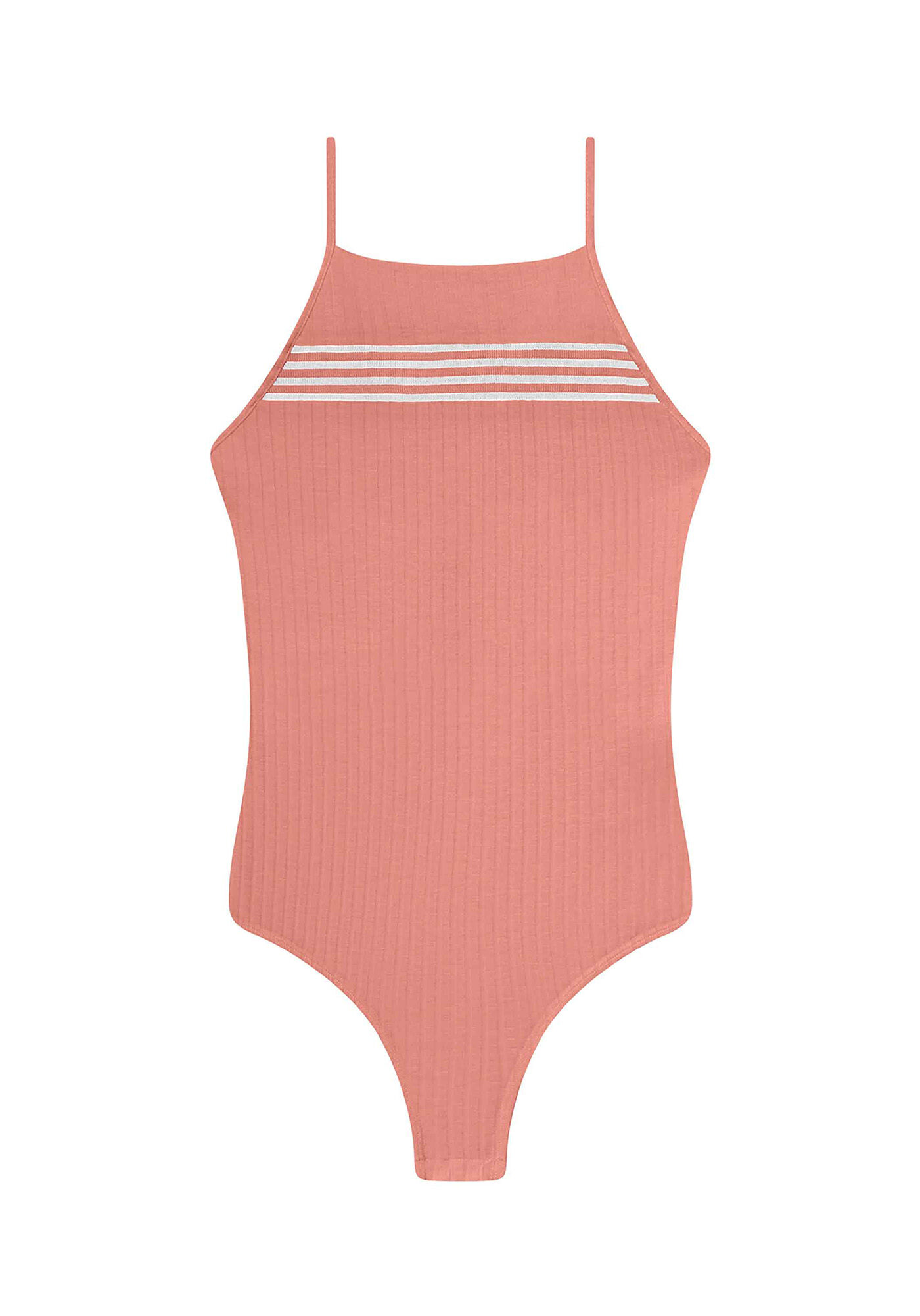 Body Malha Canelado Tracy Com Al&ccedil;a, , large.