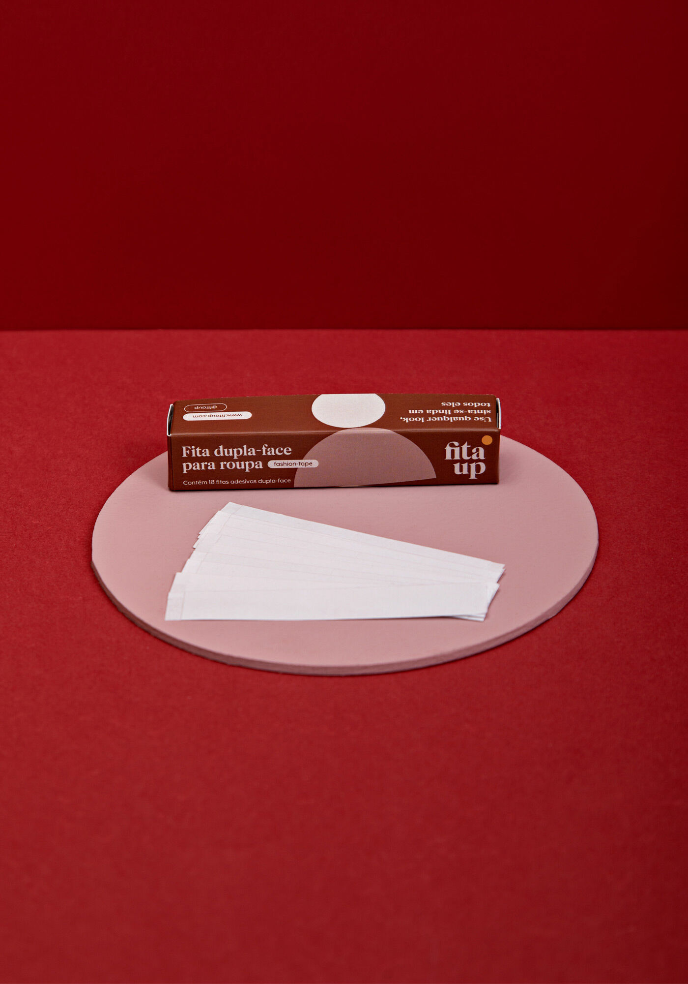 Fita Dupla Face Adesiva, BRANCO, large.