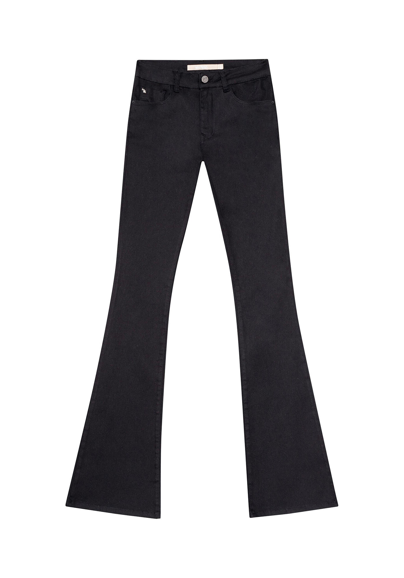 Cal&ccedil;a Flare Malibu Ever Black, , large.