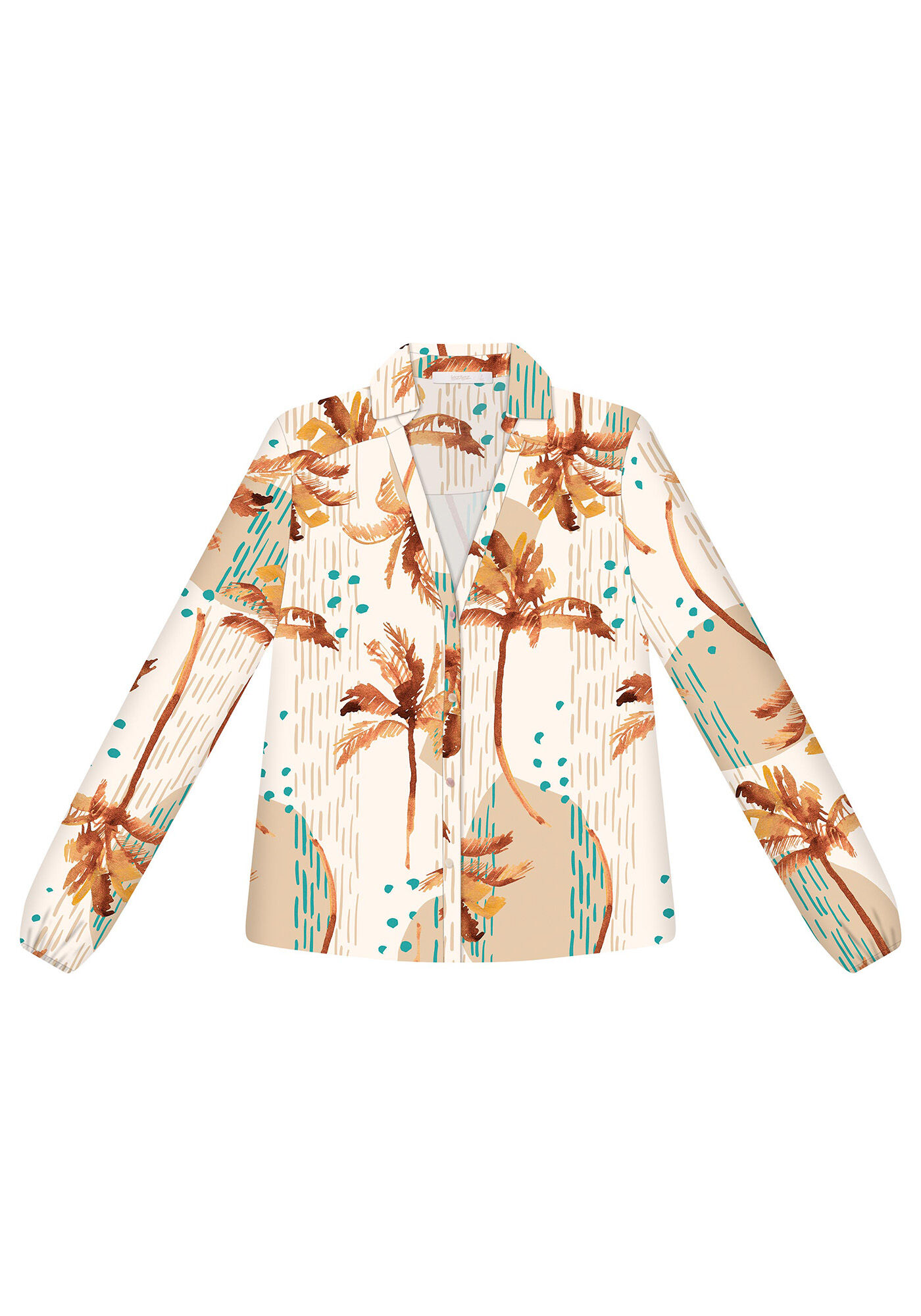 Camisa Manga Longa Estampa, , large.