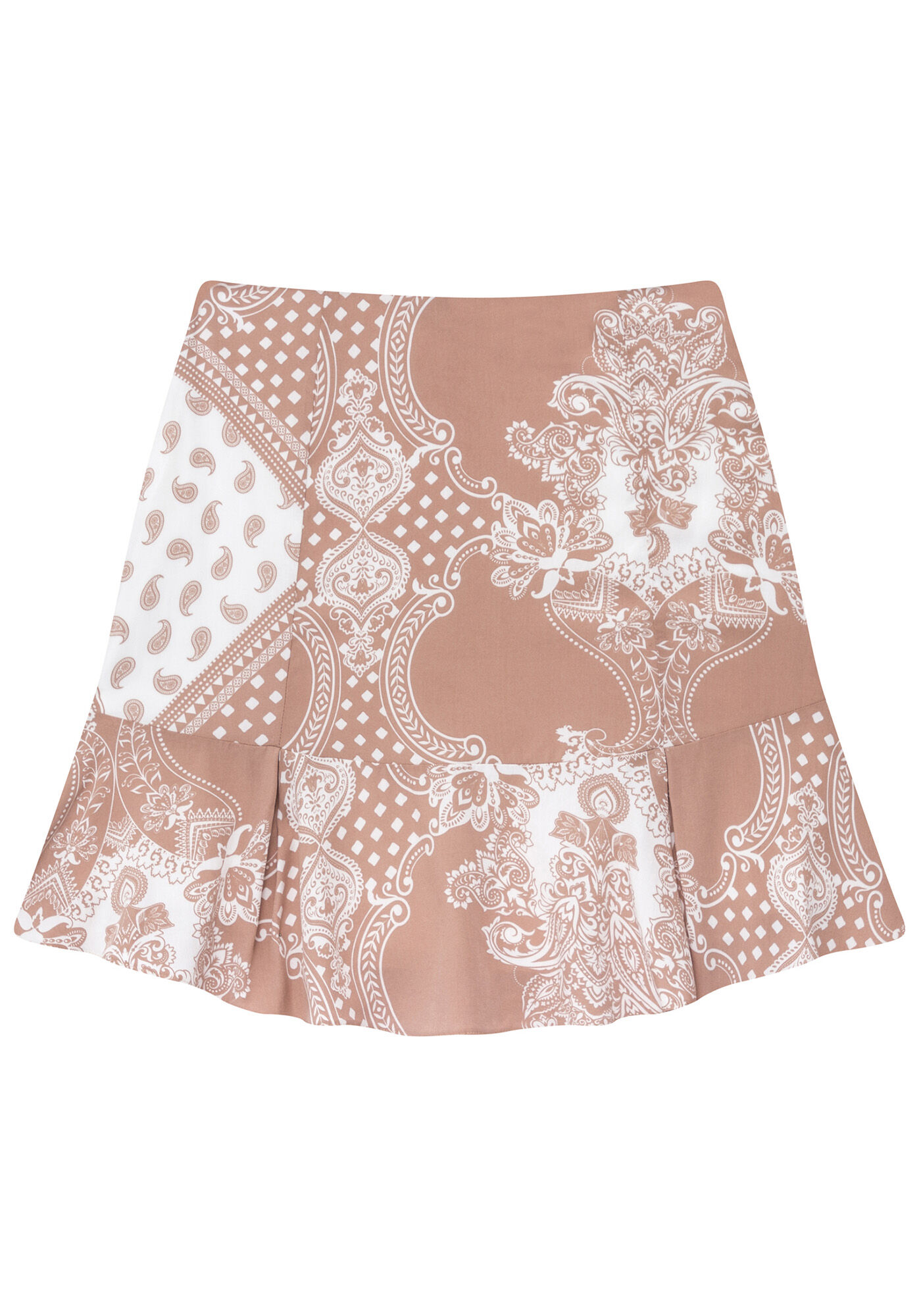 Saia Sino Estampada Tecido, , large.