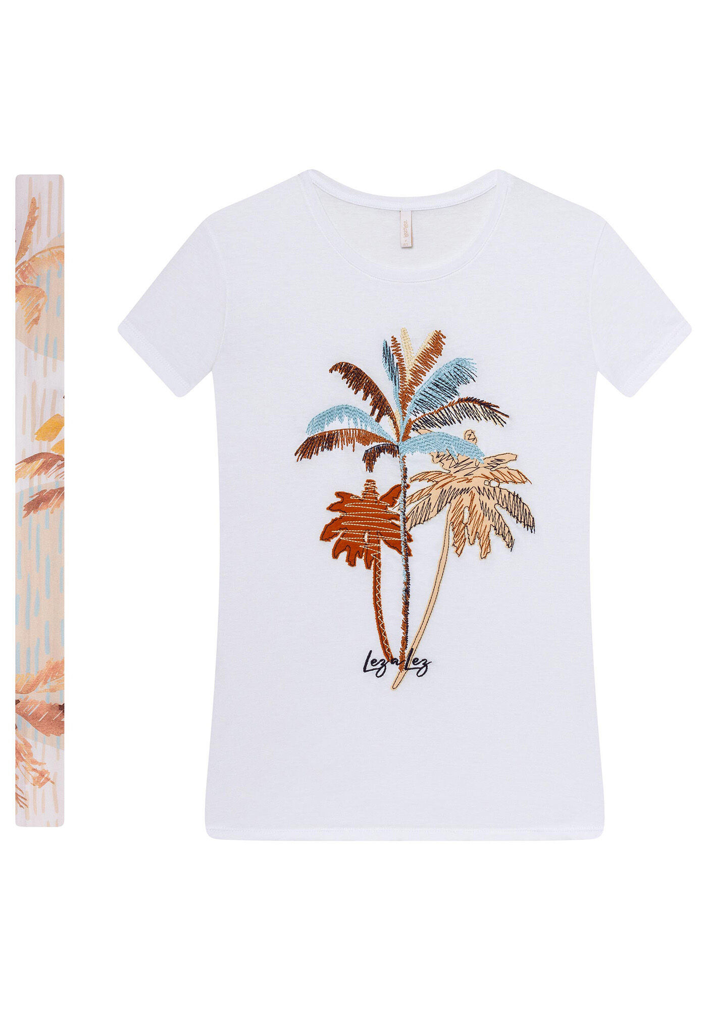 Blusa Estampada com Faixa, , large.