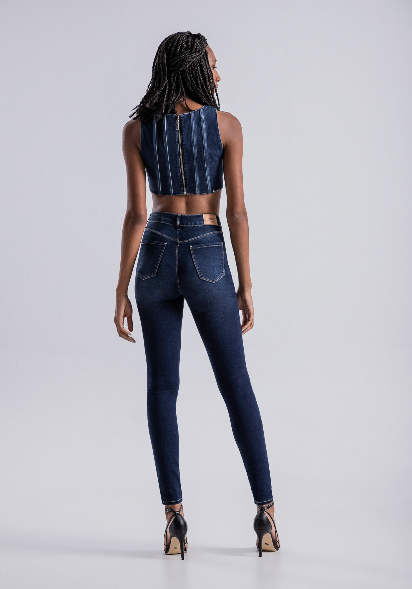 Cal&ccedil;a Skinny Cropped Bali Elastic, JEANS, large.