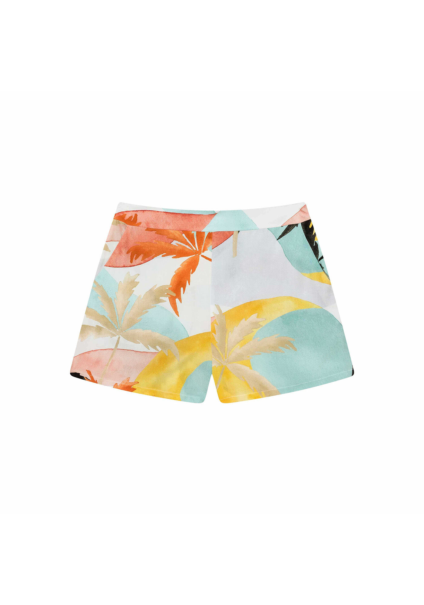 Shorts Cintura Alta Estampa Vivid, , large.