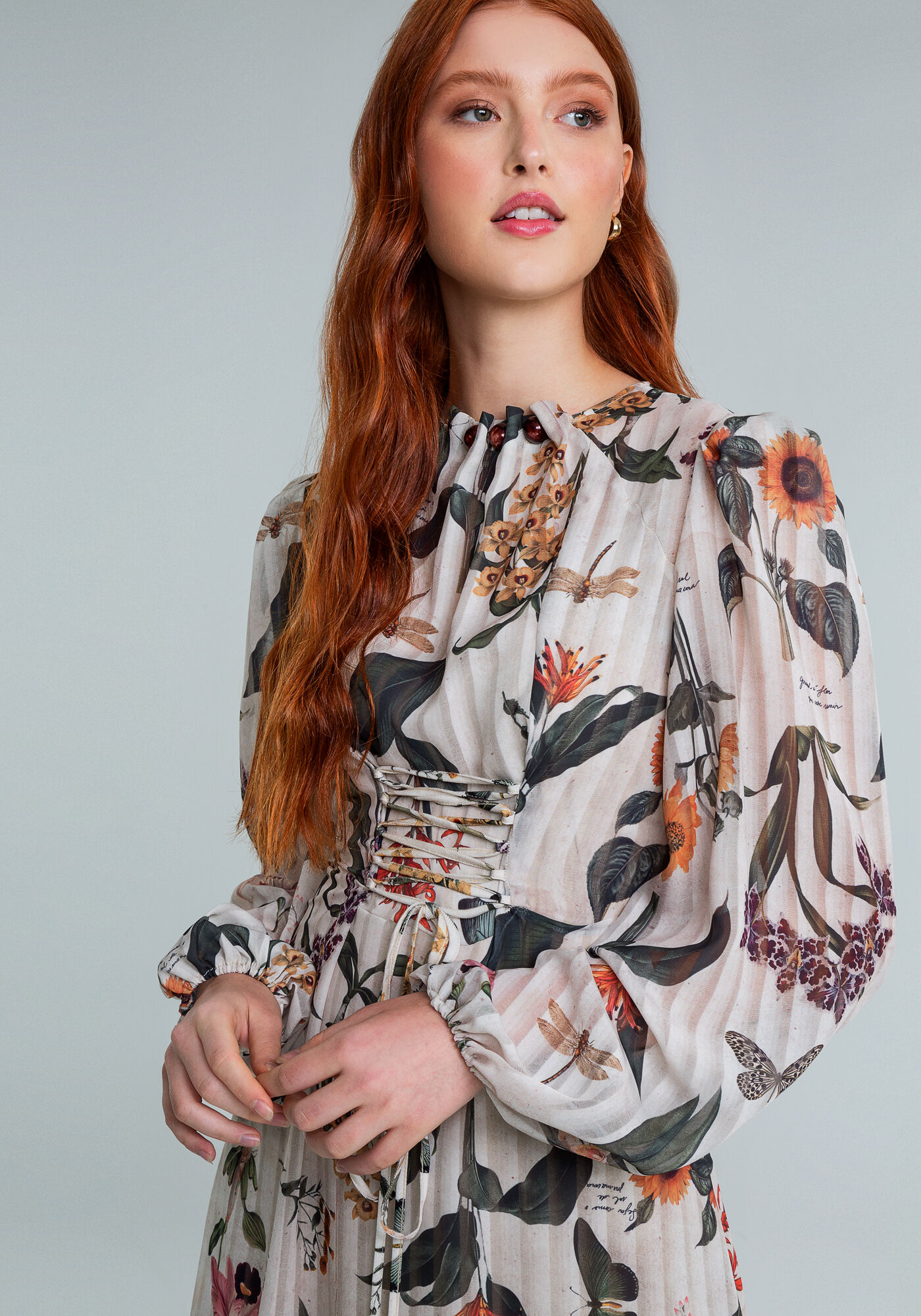 Vestido manga longa lezalez top