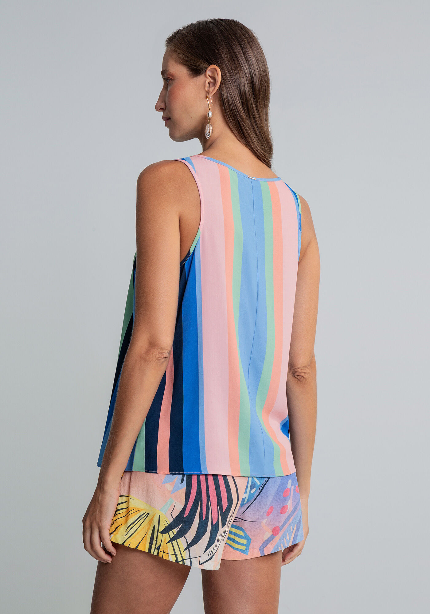 Blusa Detalhe B&uacute;zios Estampa, , large.