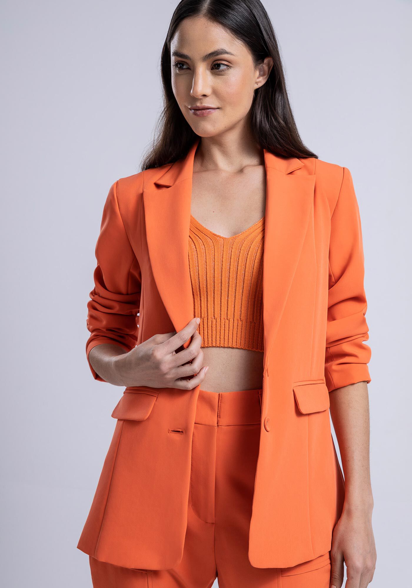 Blazer Boyfriend em Tecido Petra, , large.