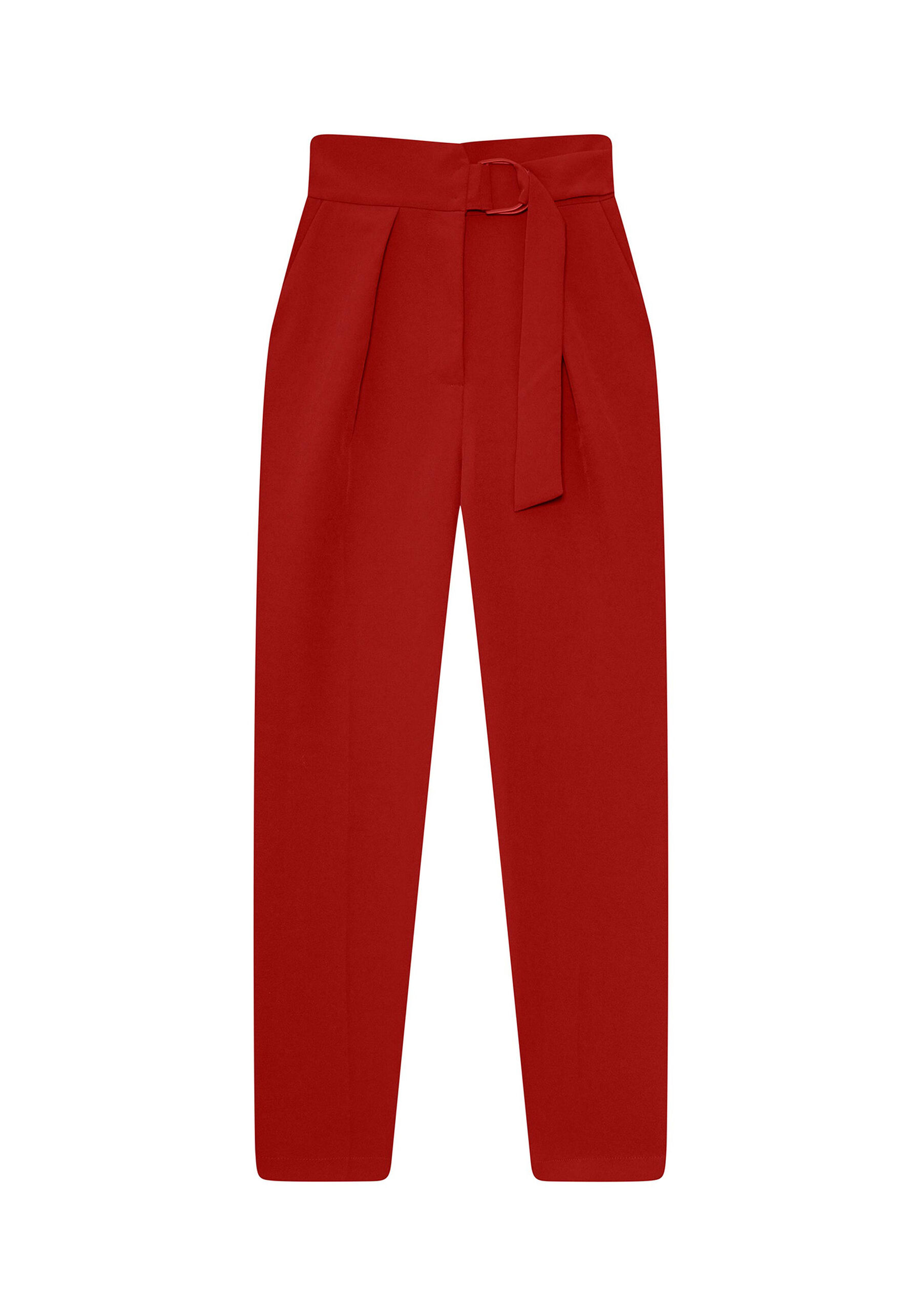 Calça Carrot com Cinto, . Calça Carrot com Cinto, , large.