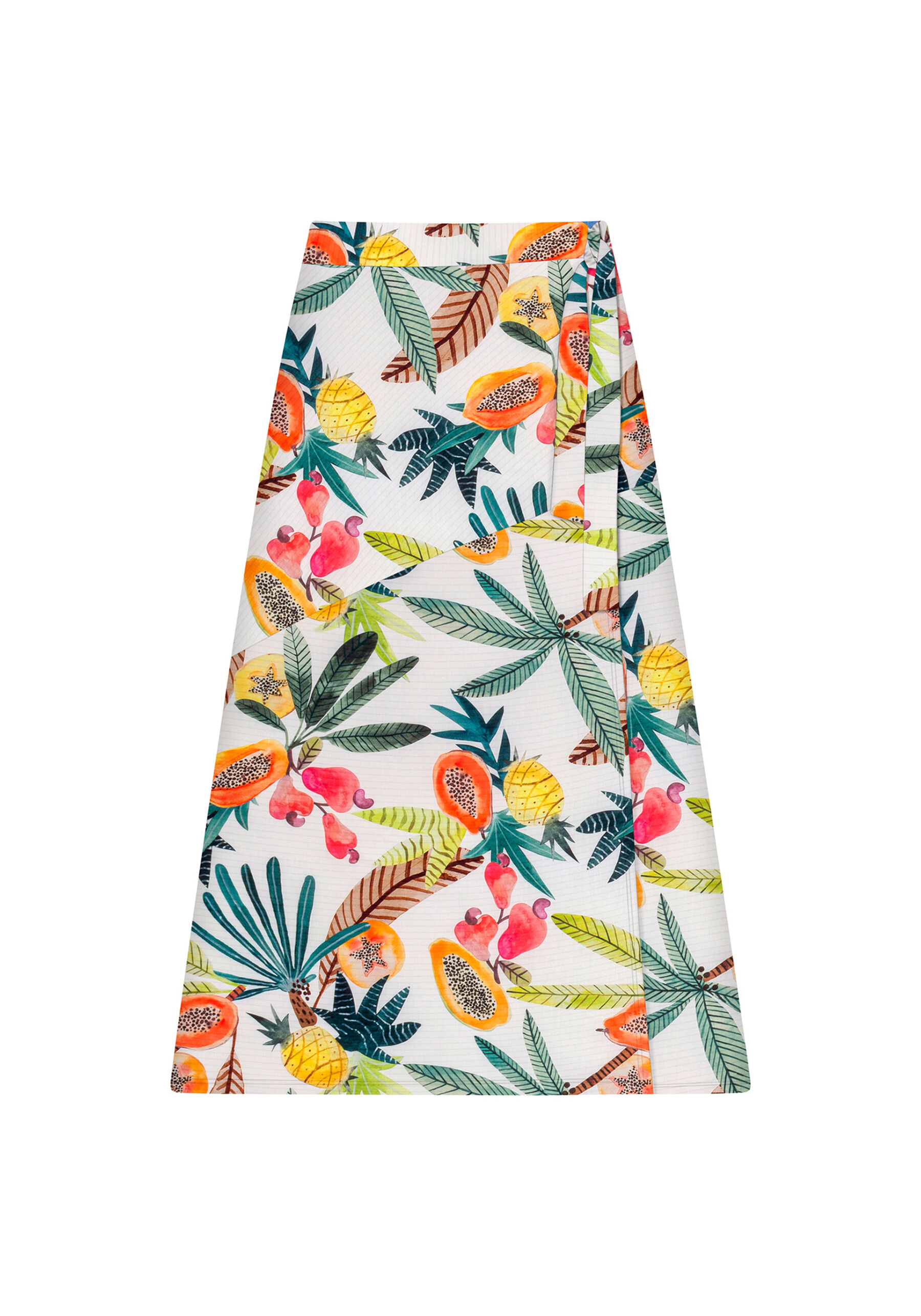 Saia Mídi Transpassada Estampa, . Saia Mídi Transpassada Estampa, , large.