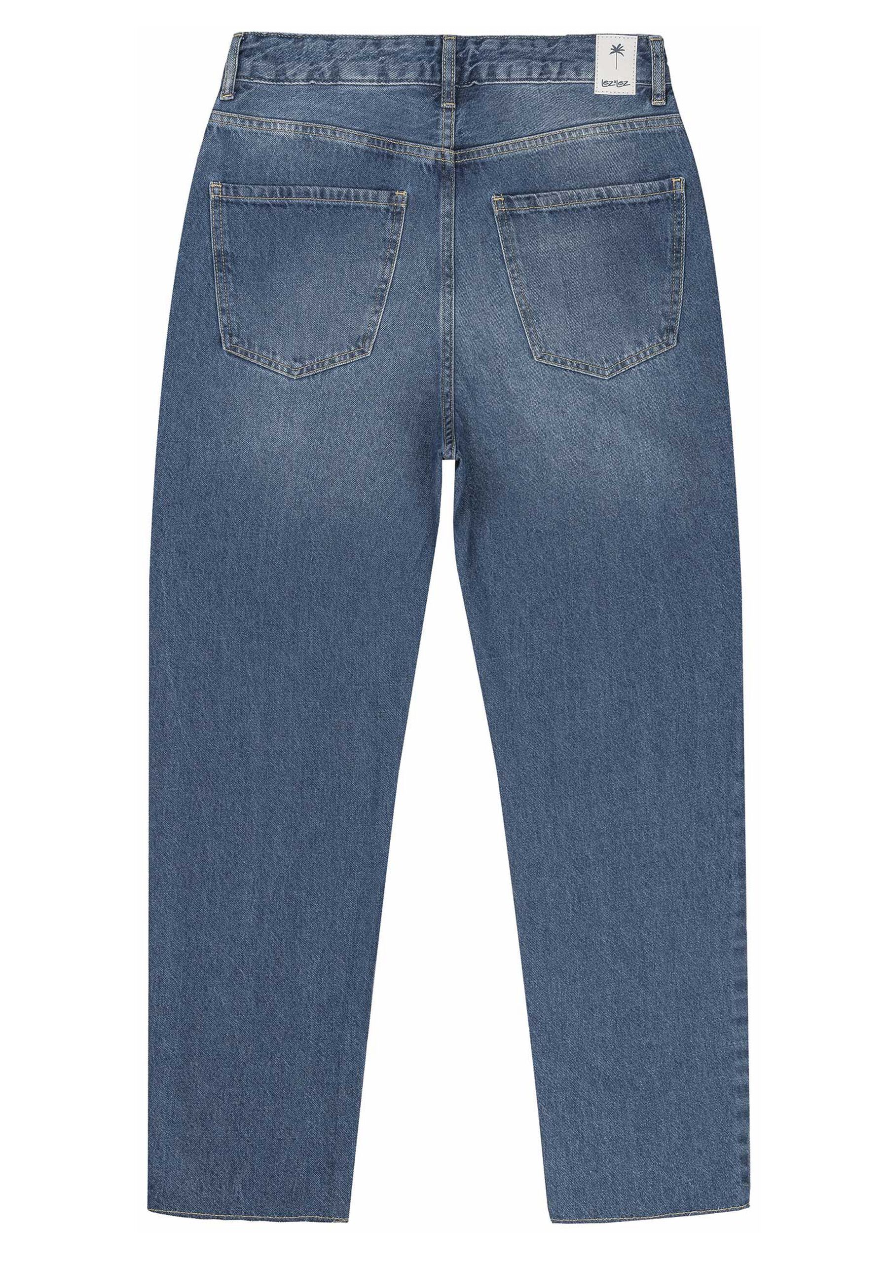 Calça Jeans Mom Super Alta Cropped Estonada, . Calça Jeans Mom Super Alta Cropped Estonada, , large.
