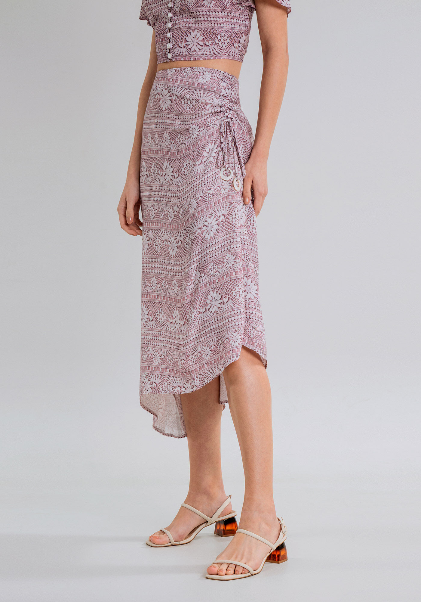 Saia Midi Tecido Crepe Siena, , large.