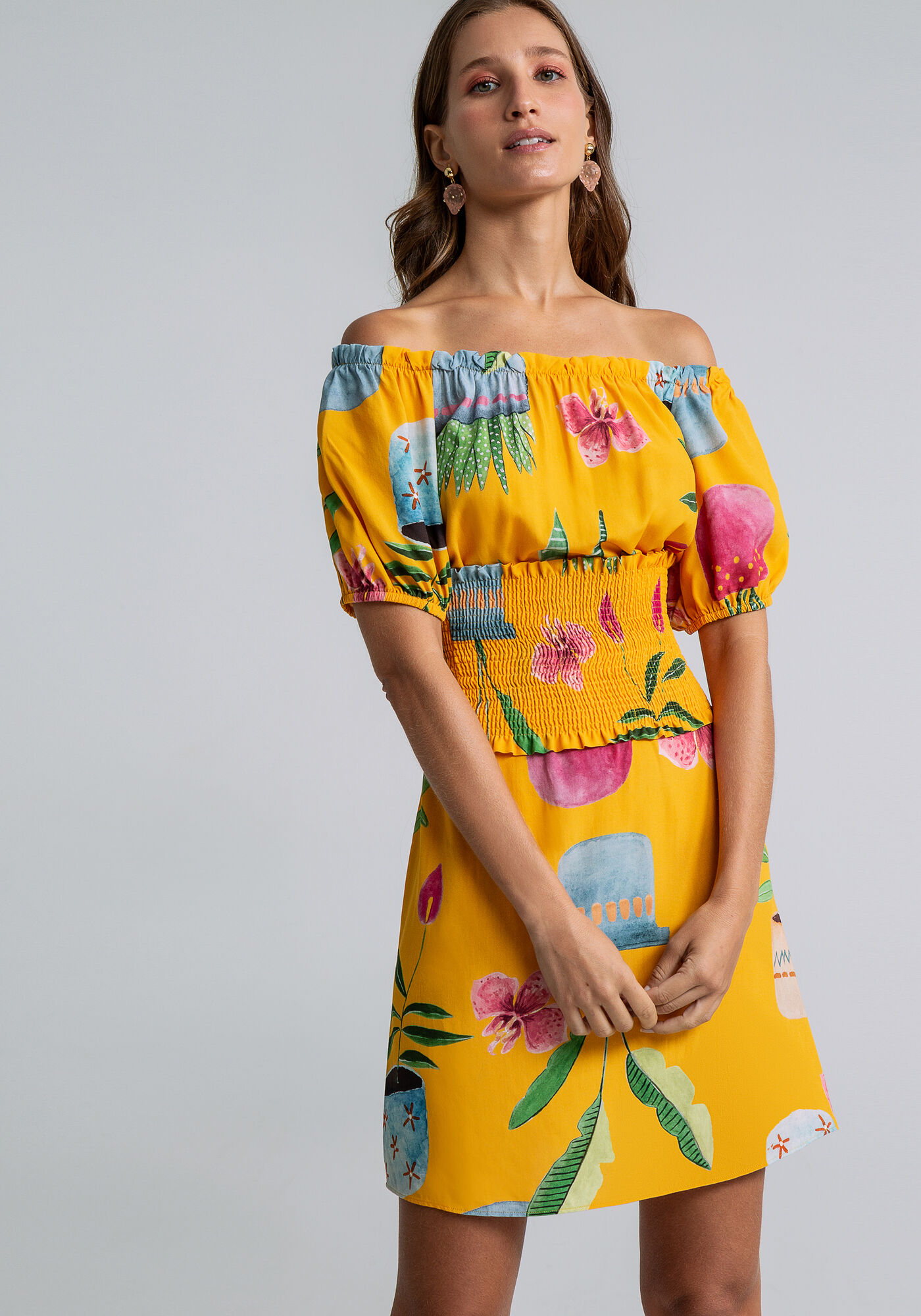 Vestido Ombro a Ombro Midi com Top, VARANDA, large.