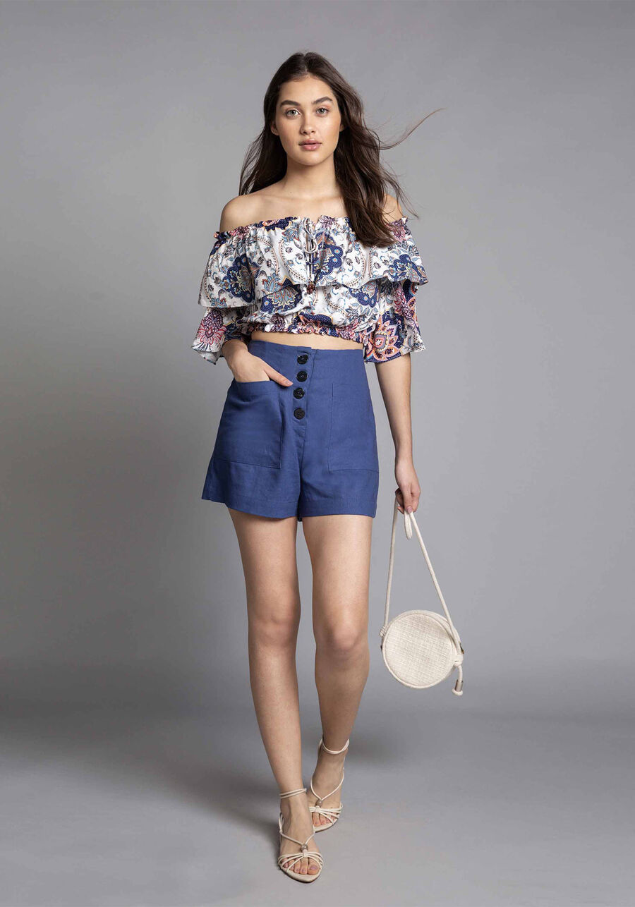 Blusa Ombro a Ombro Cropped, . Blusa Ombro a Ombro Cropped, , large.