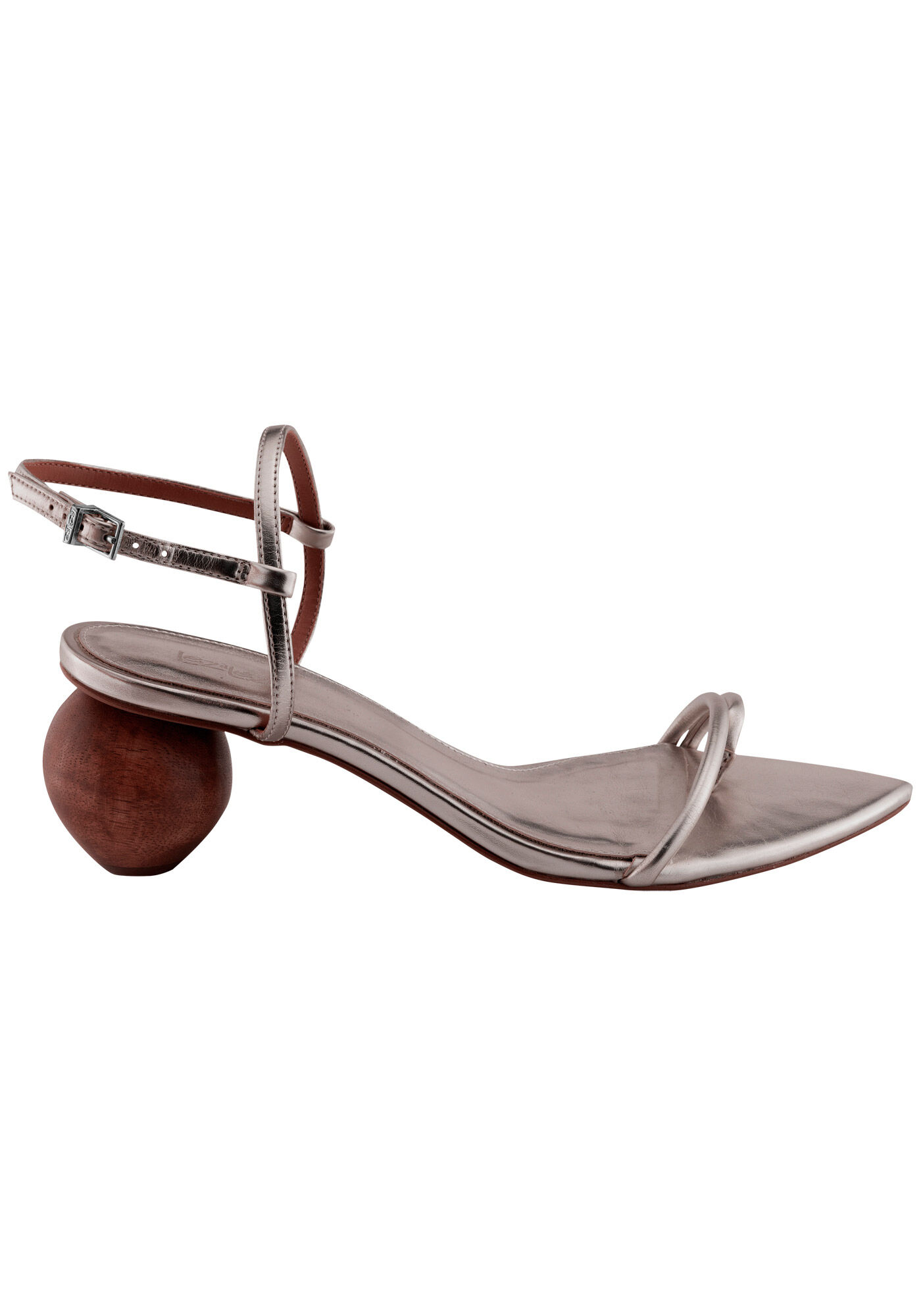 Sand&aacute;lia Bico Fino com Salto Bloco Redondo, , large.