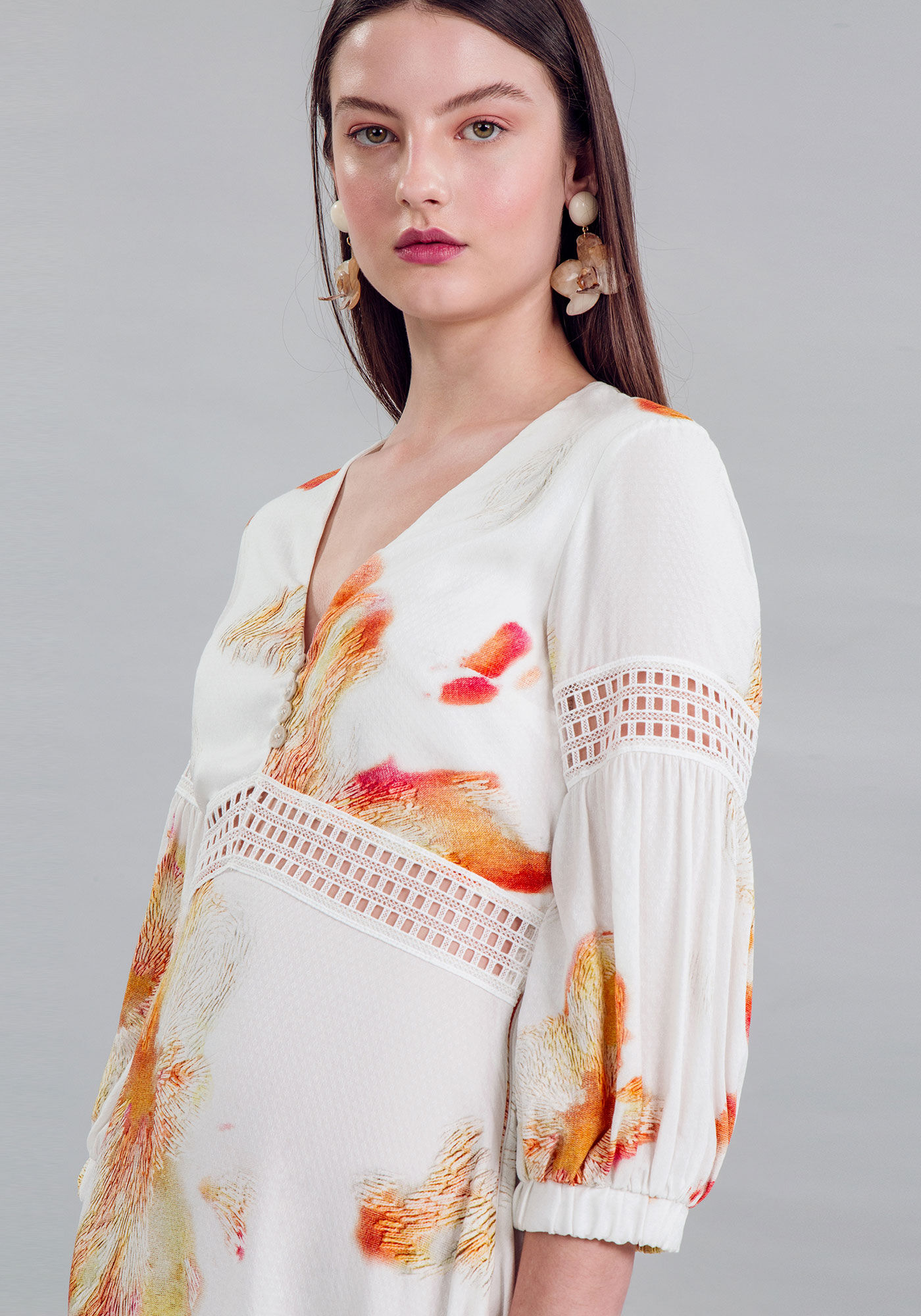 Vestido Tecido Rayon Stars Curto, , large.