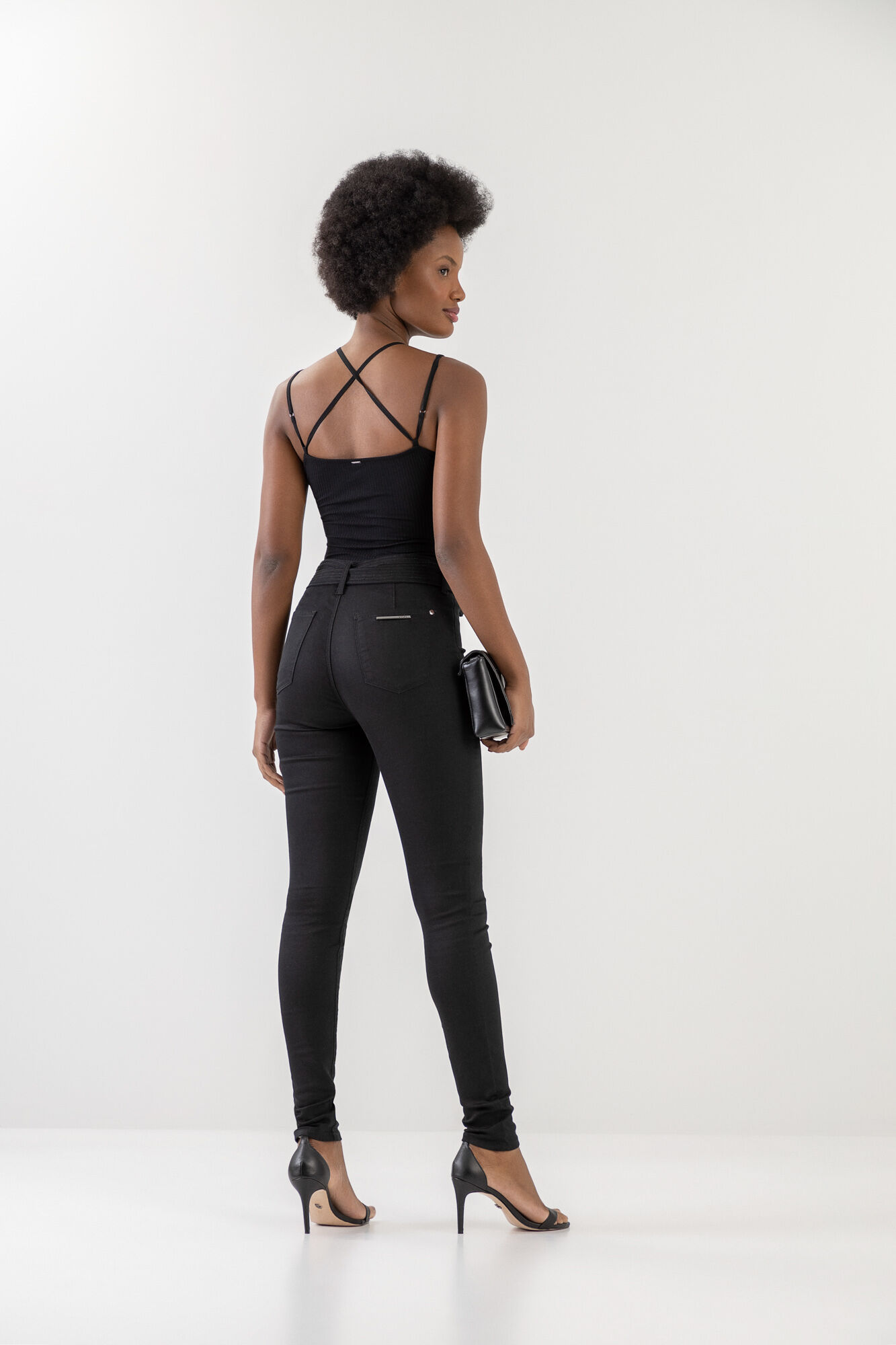 Blusa Canelada com Detalhe Al&ccedil;as, PRETO REATIVO, large.