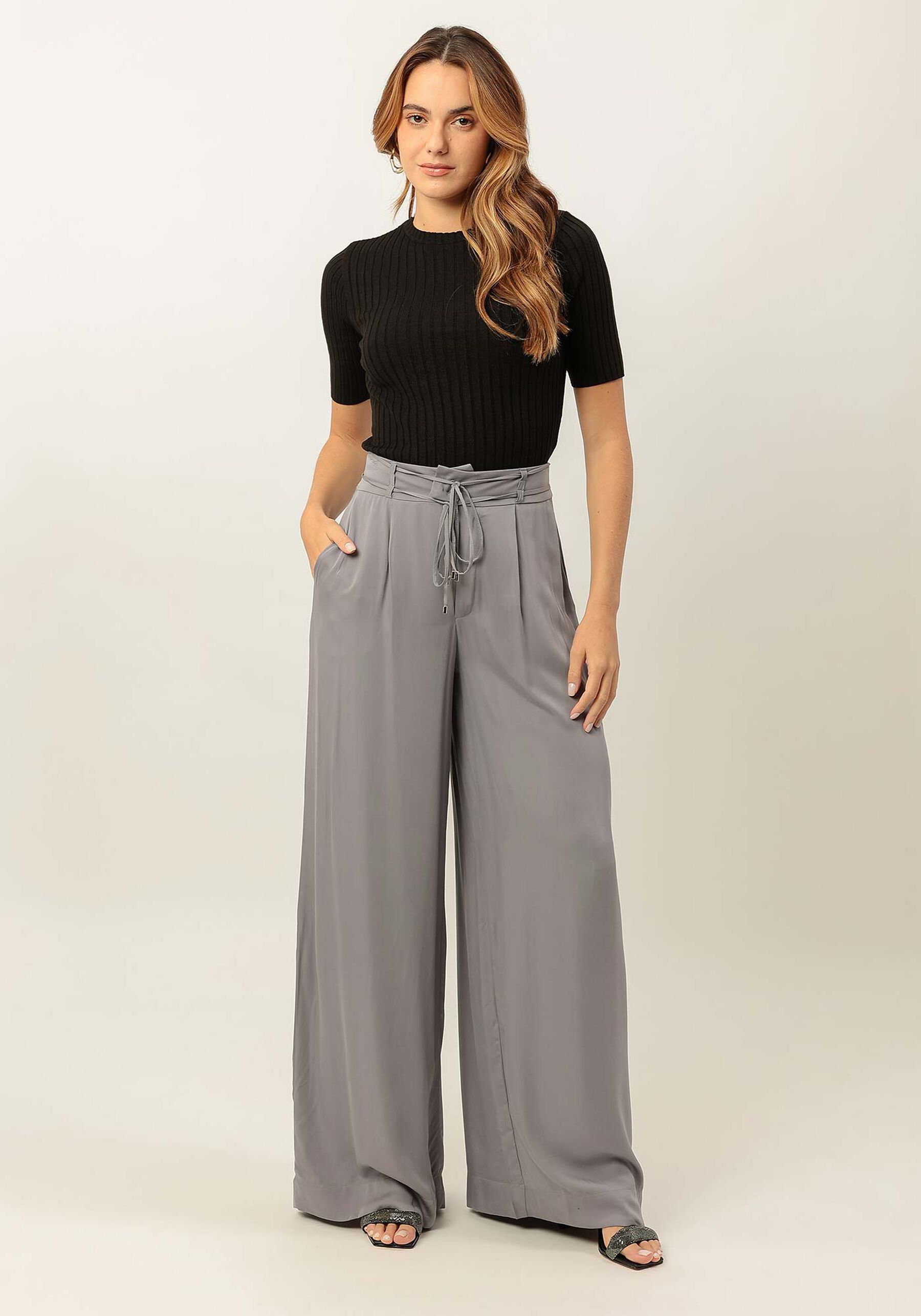 Blusa Cropped em Tricô Canelado, . Blusa Cropped em Tricô Canelado, , large.