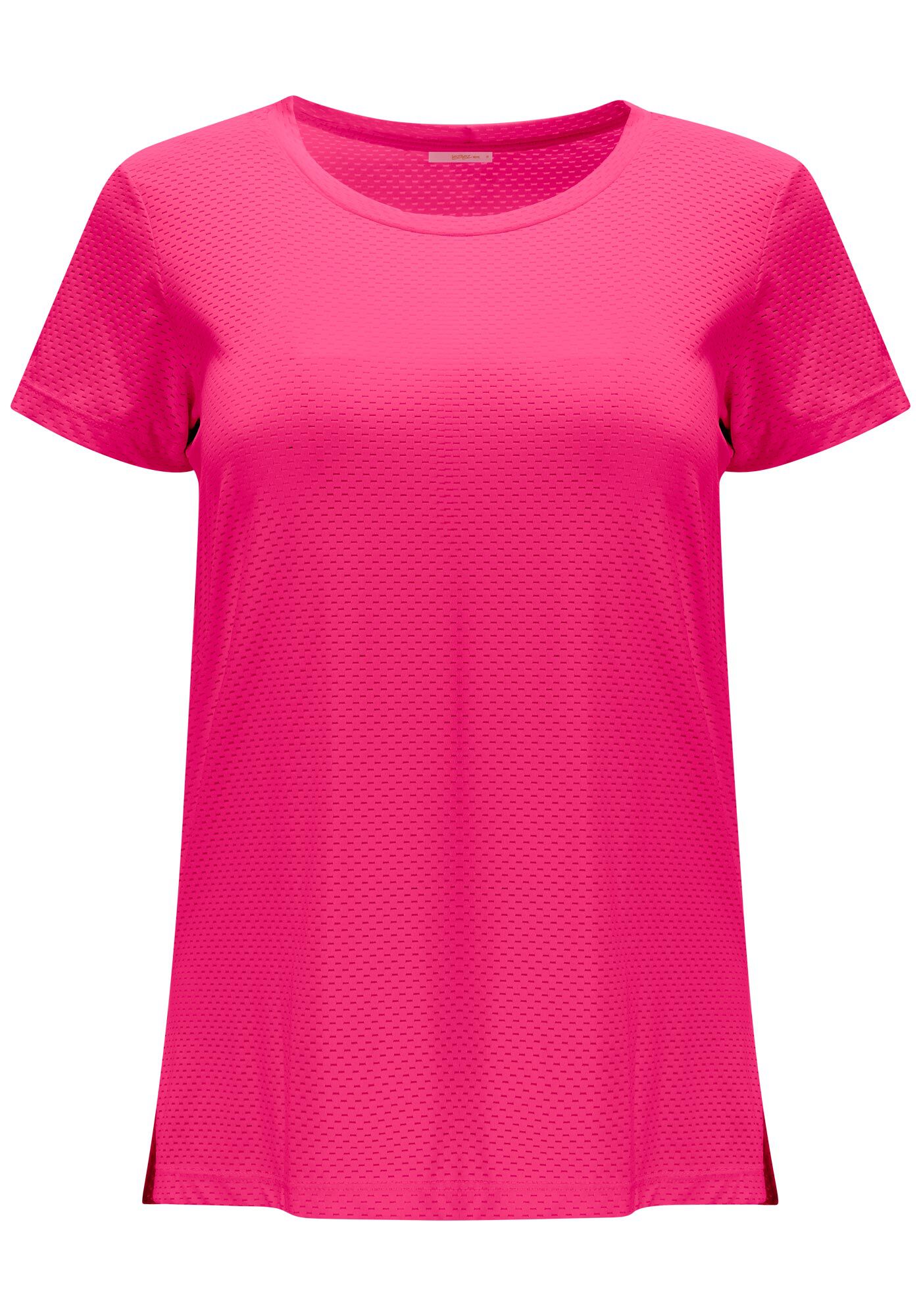 Blusa Manga Curta MOVE em Malha Poliamida com textura, , large.