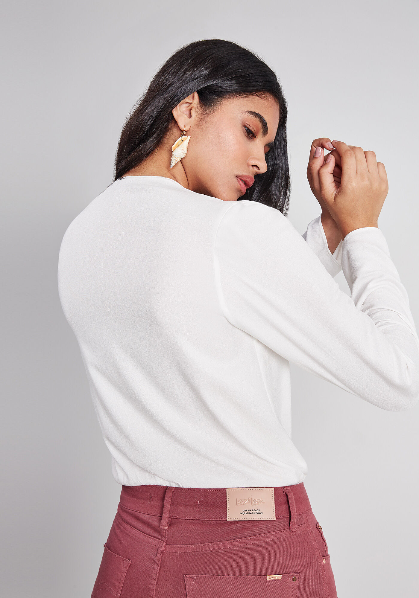 Body Manga Longa Transpassado, , large.