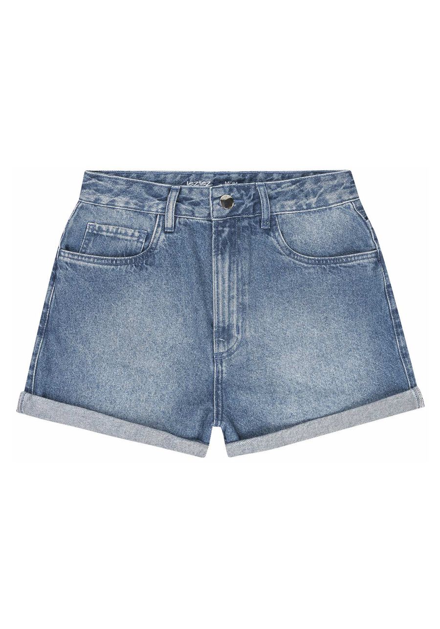 Shorts Jeans Mom Super Alto Estonado, . Shorts Jeans Mom Super Alto Estonado, , large.