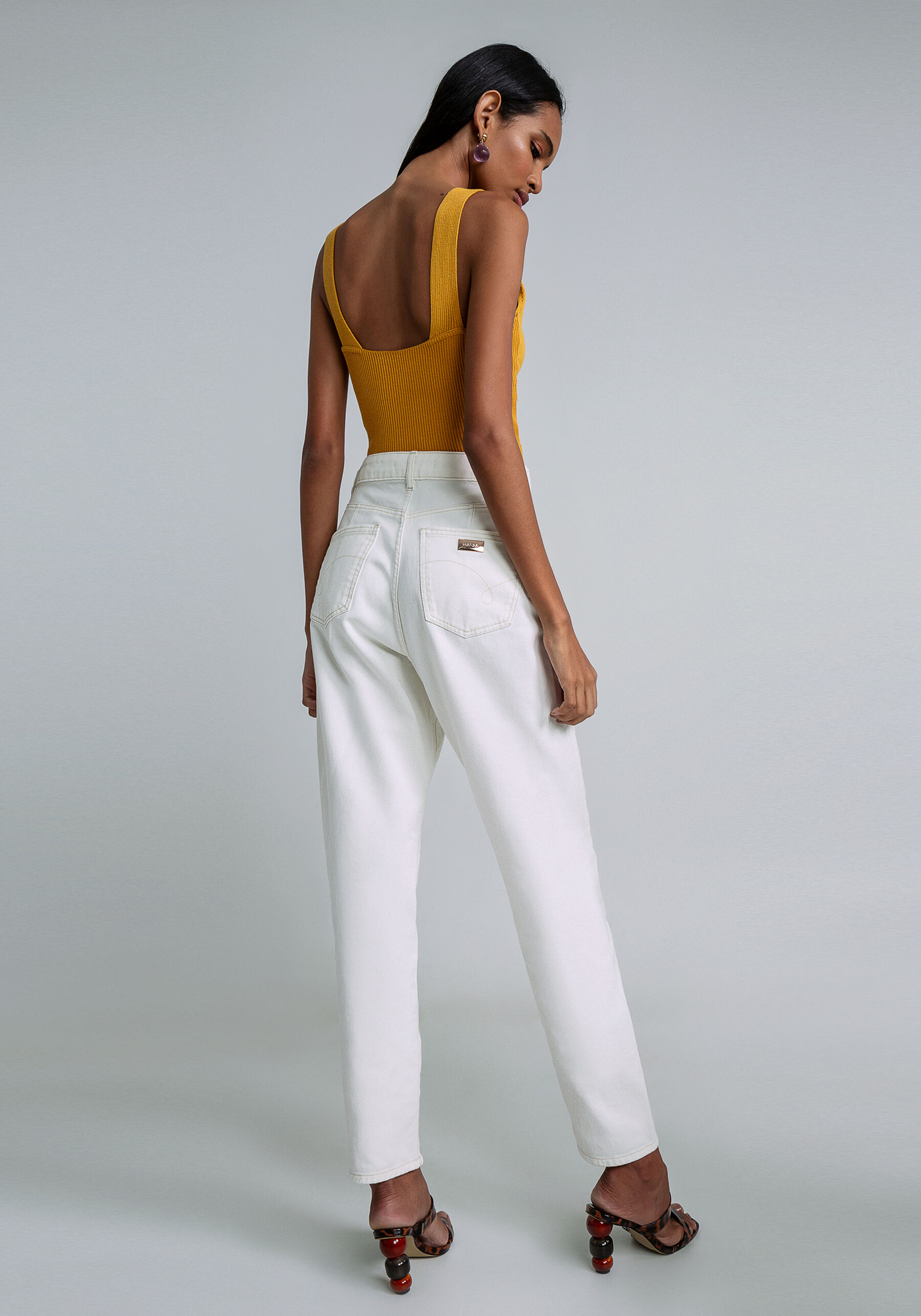 Calça Jeans Mom Cintura Alta Sarja, . Calça Jeans Mom Cintura Alta Sarja, , large.