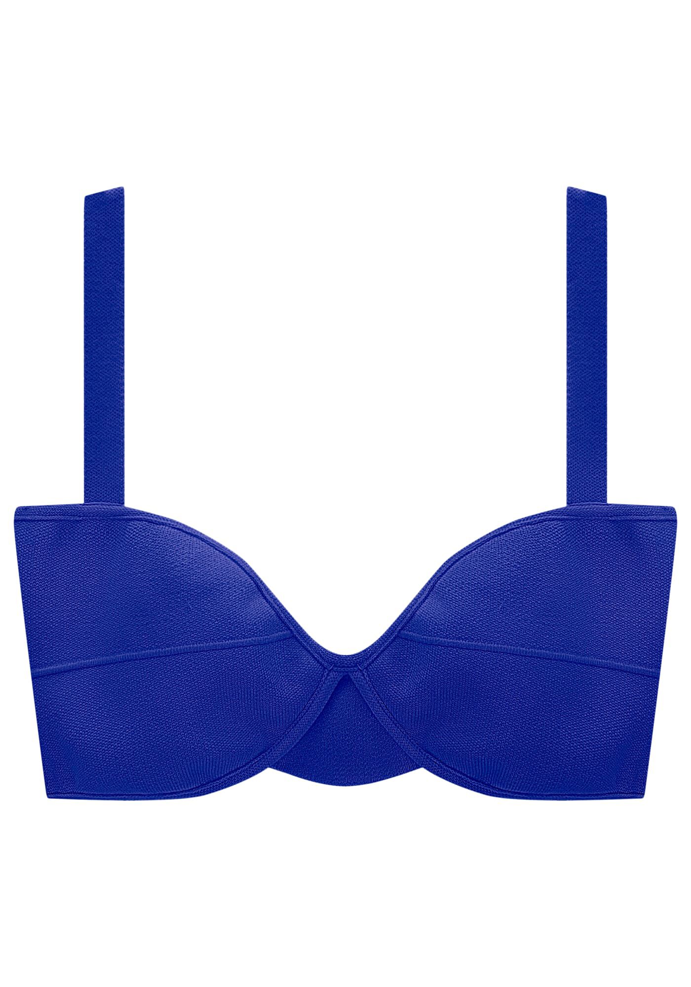 Top com Al&ccedil;as em Tric&ocirc; com Recorte Busto, , large.