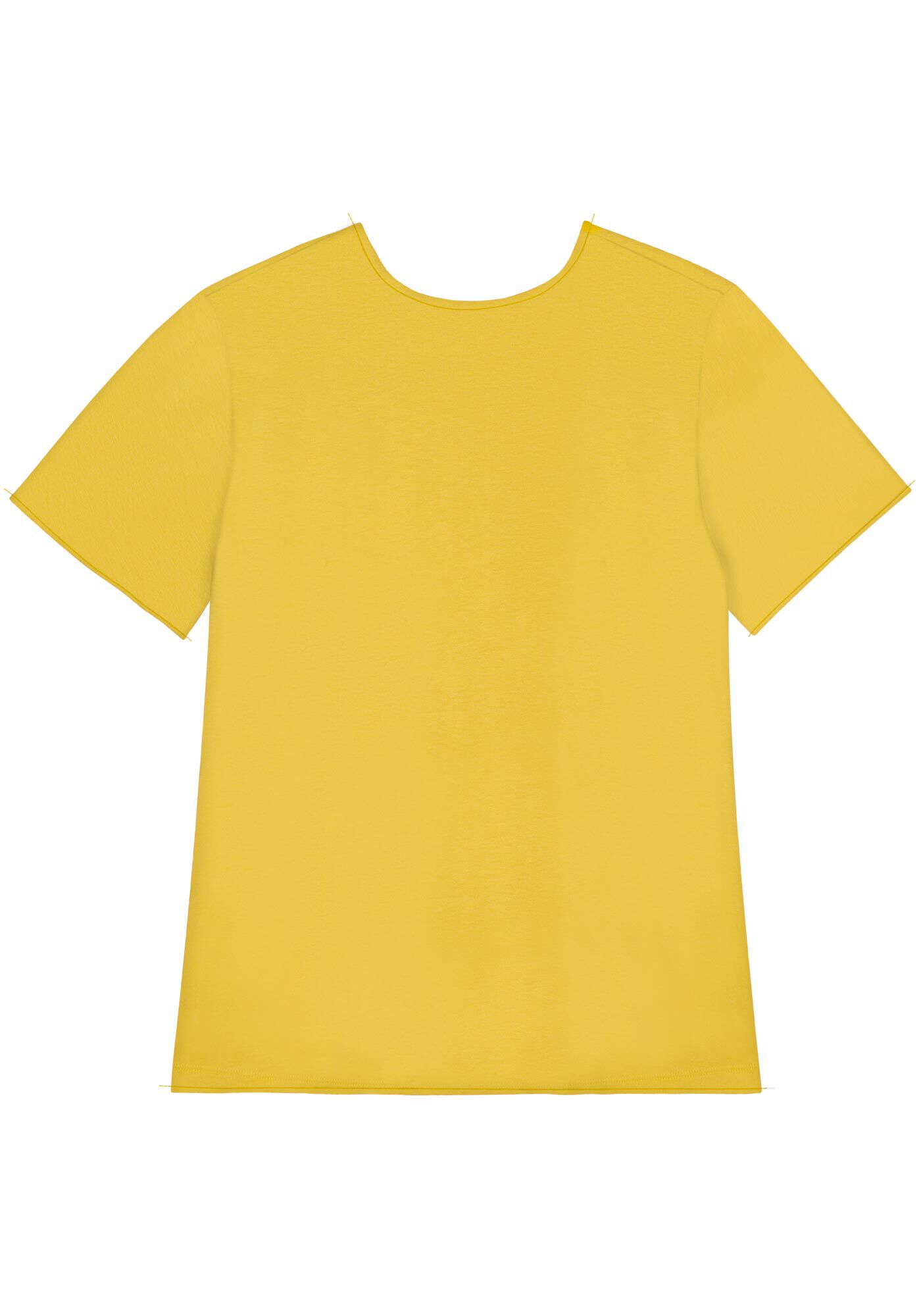 Blusa De Mangas Curtas Estampada Com Gola Redonda, , large.