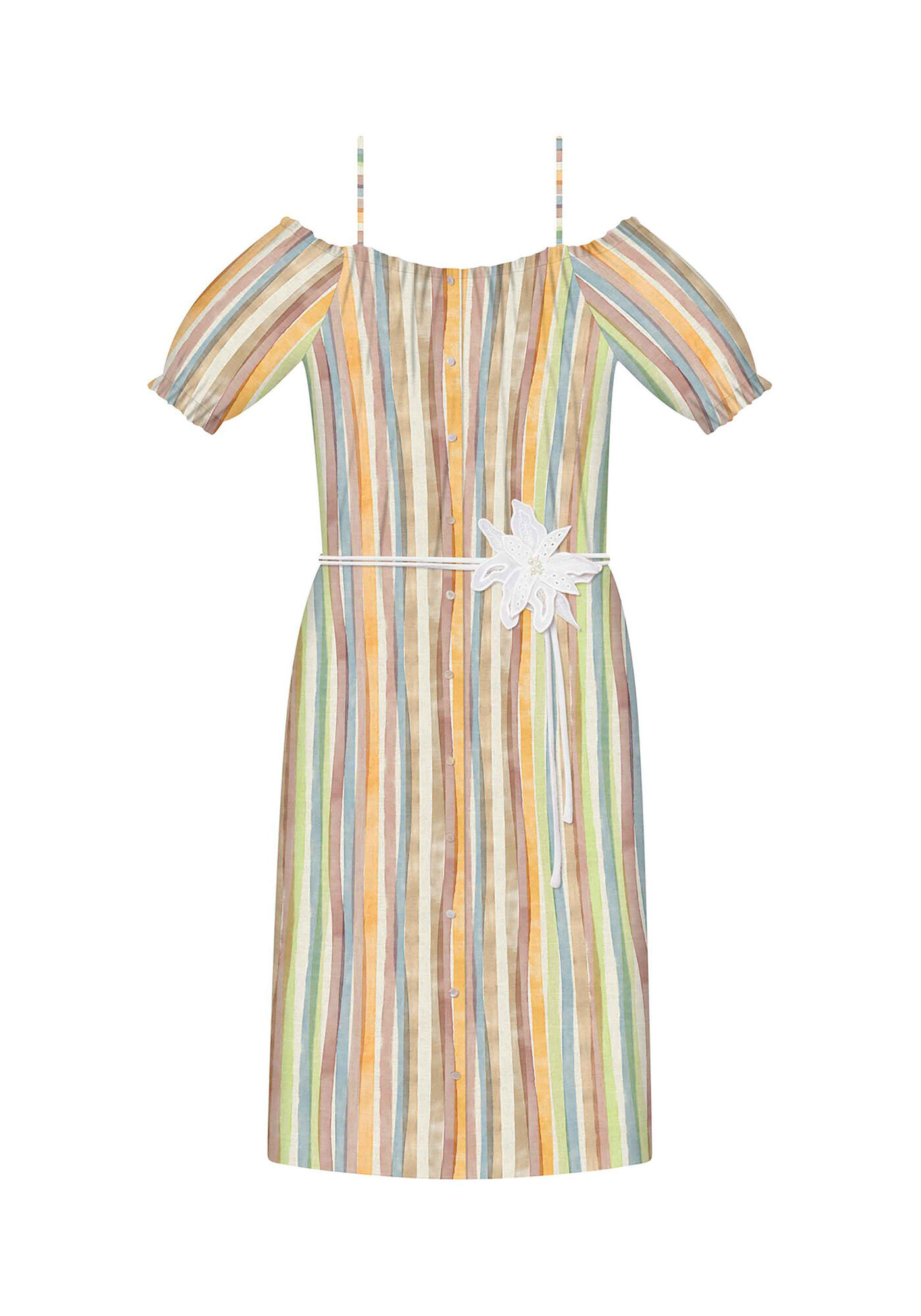 Vestido Midi Tecido Crepe Siena Midi, , large.